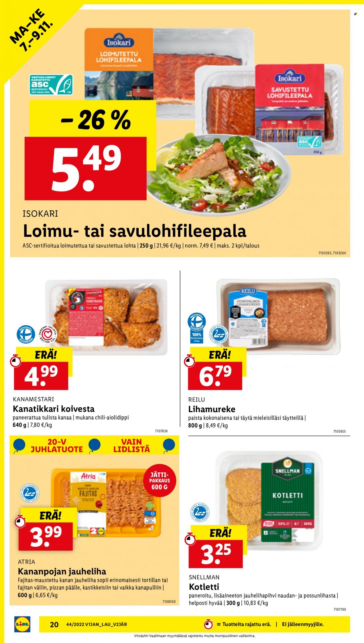 Lidl tarjoukset - 03.11.2022 - 09.11.2022. Sivu 20