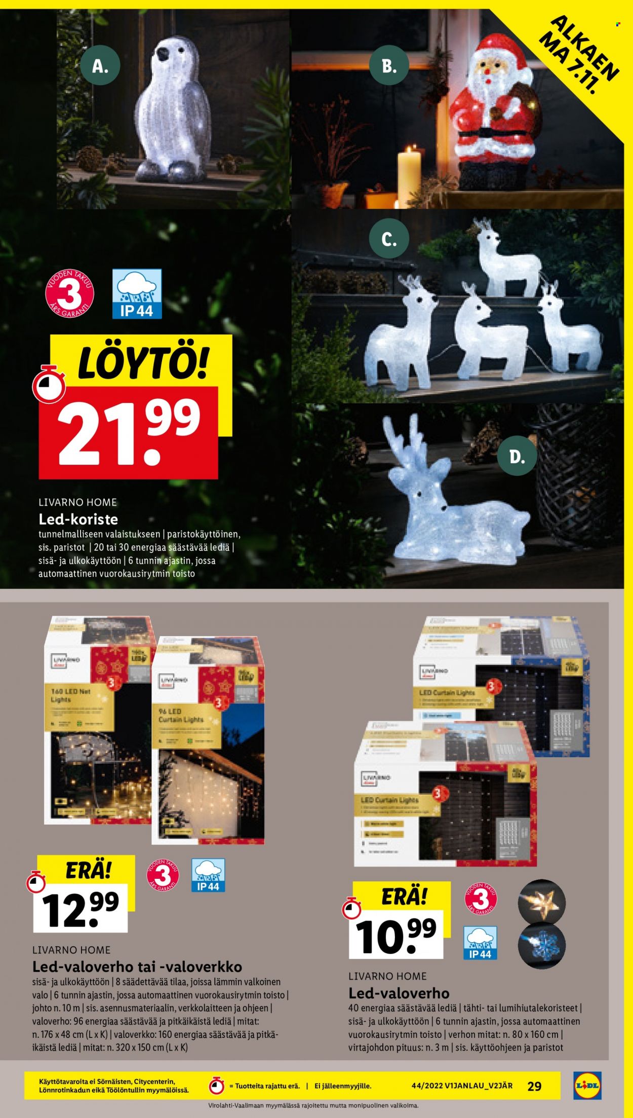 Lidl tarjoukset - 03.11.2022 - 09.11.2022. Sivu 29