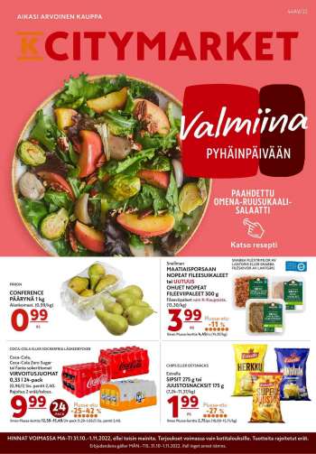K-citymarket tarjoukset  - 31.10.2022 - 06.11.2022.
