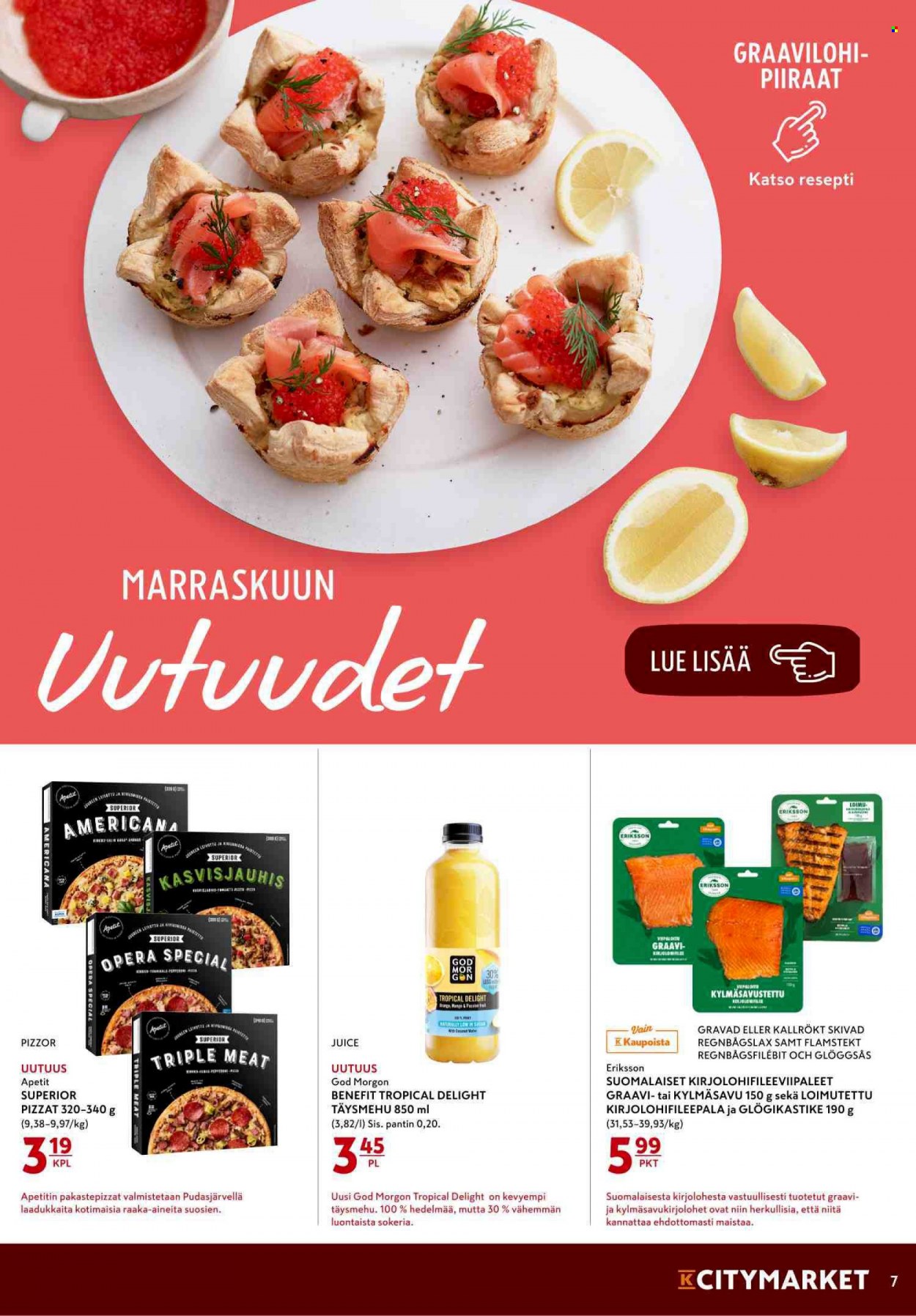 K-citymarket tarjoukset - 31.10.2022 - 06.11.2022. Sivu 7