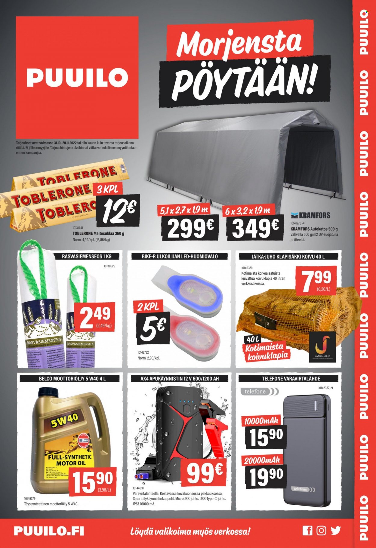Puuilo tarjoukset - 31.10.2022 - 20.11.2022. Sivu 1