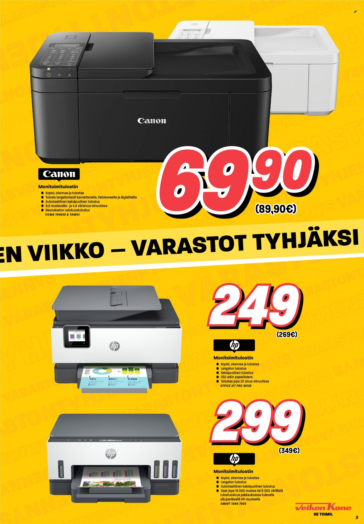 Veikon Kone tarjoukset. Sivu 9
