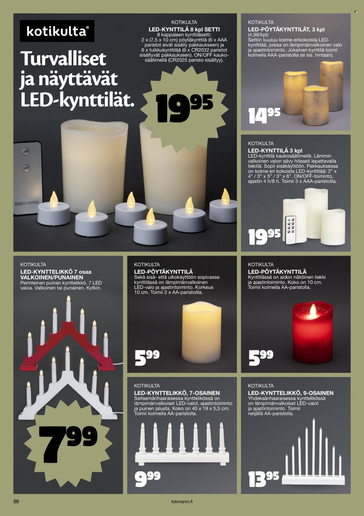 Tokmanni tarjoukset - 31.10.2022 - 24.12.2022. Sivu 50