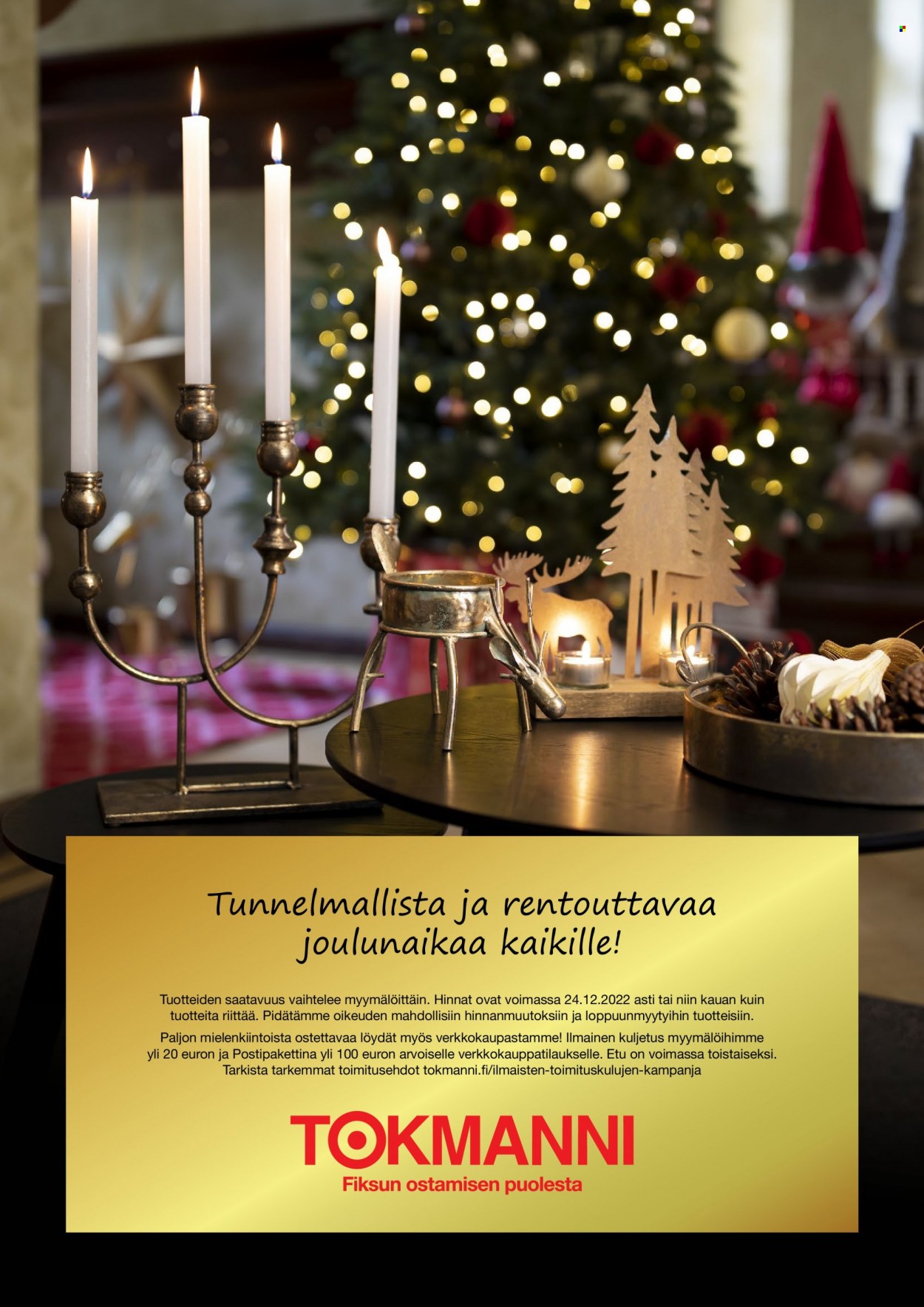 Tokmanni tarjoukset - 31.10.2022 - 24.12.2022. Sivu 100