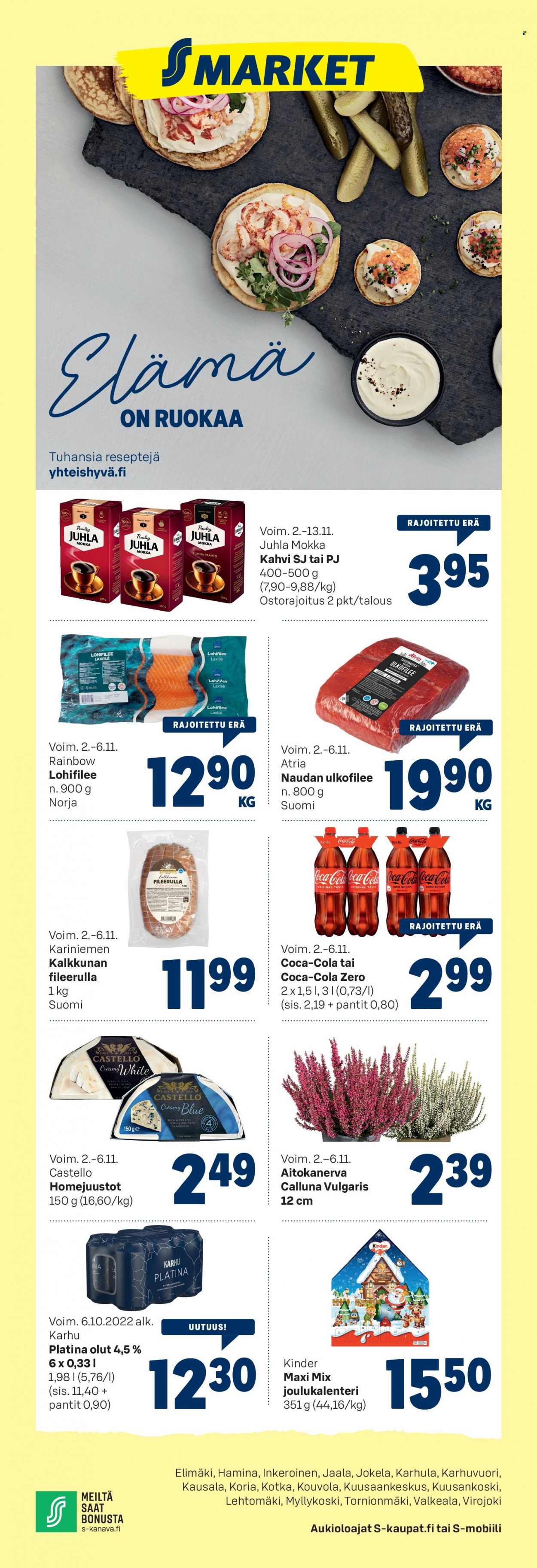 S-market tarjoukset - 02.11.2022 - 06.11.2022. Sivu 1