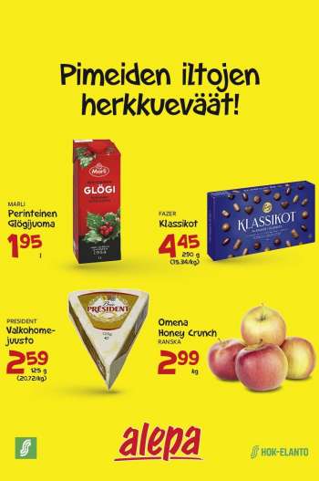 Alepa tarjoukset  - 02.11.2022 - 08.11.2022.
