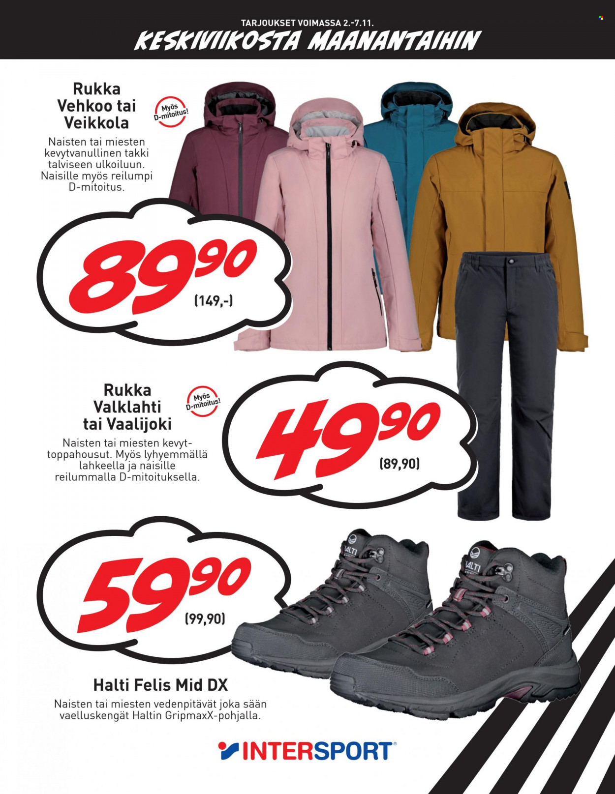 Intersport tarjoukset - 02.11.2022 - 07.11.2022. Sivu 5