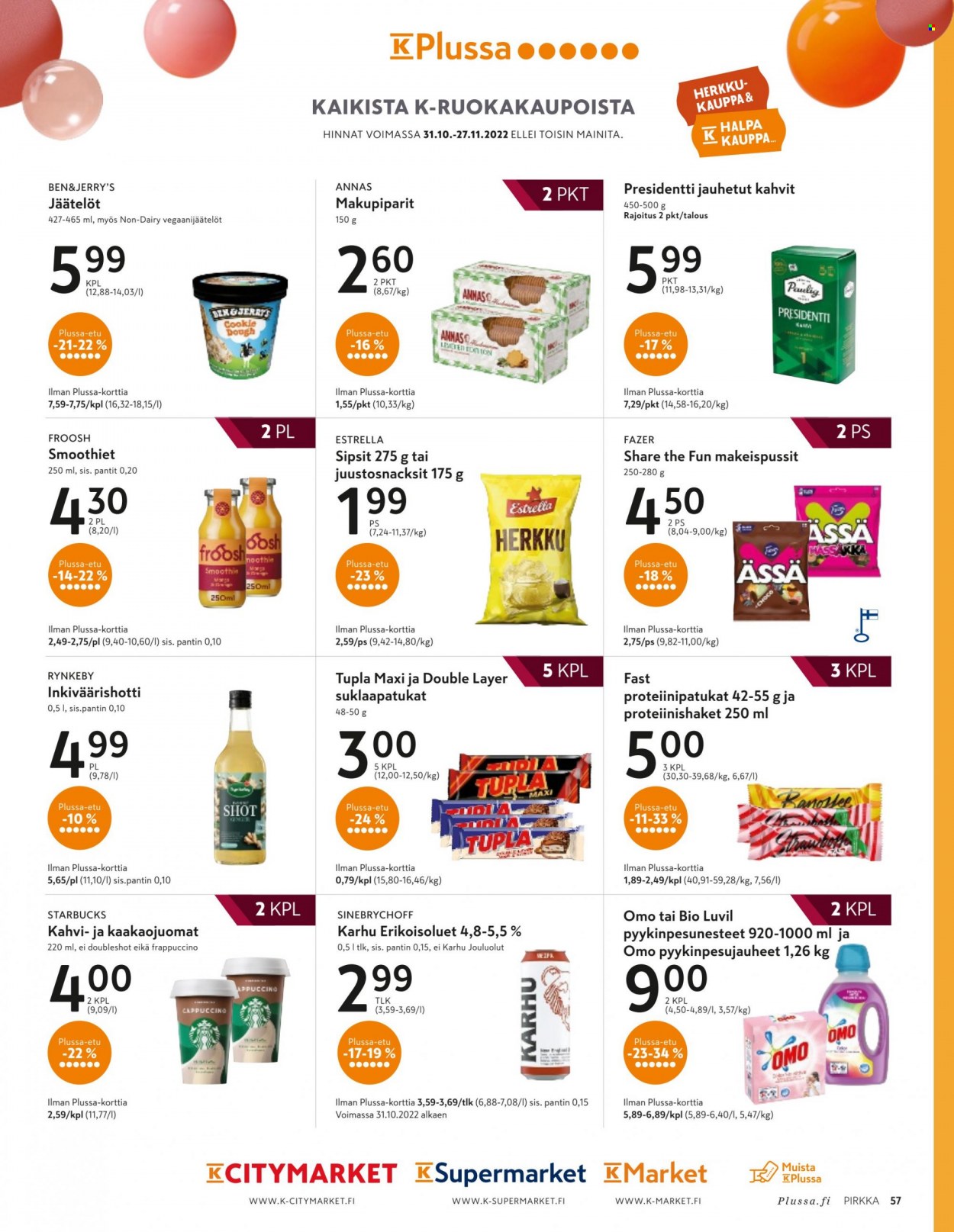 K-market tarjoukset. Sivu 57