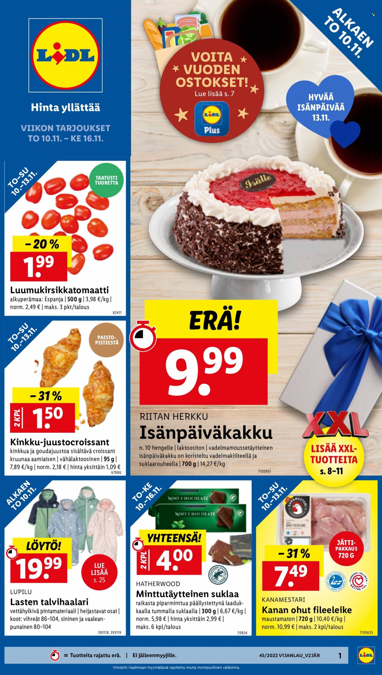 Lidl tarjoukset - 10.11.2022 - 16.11.2022. Sivu 1