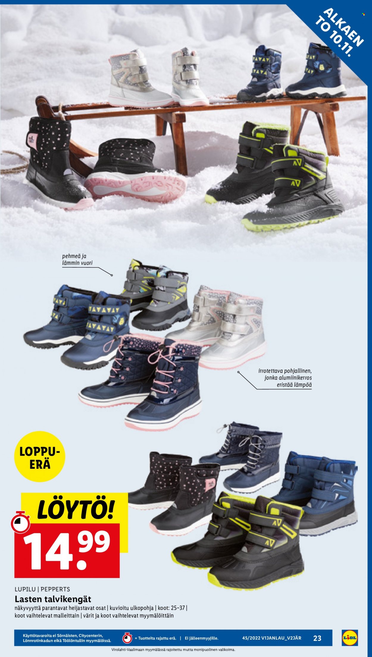 Lidl tarjoukset - 10.11.2022 - 16.11.2022. Sivu 23