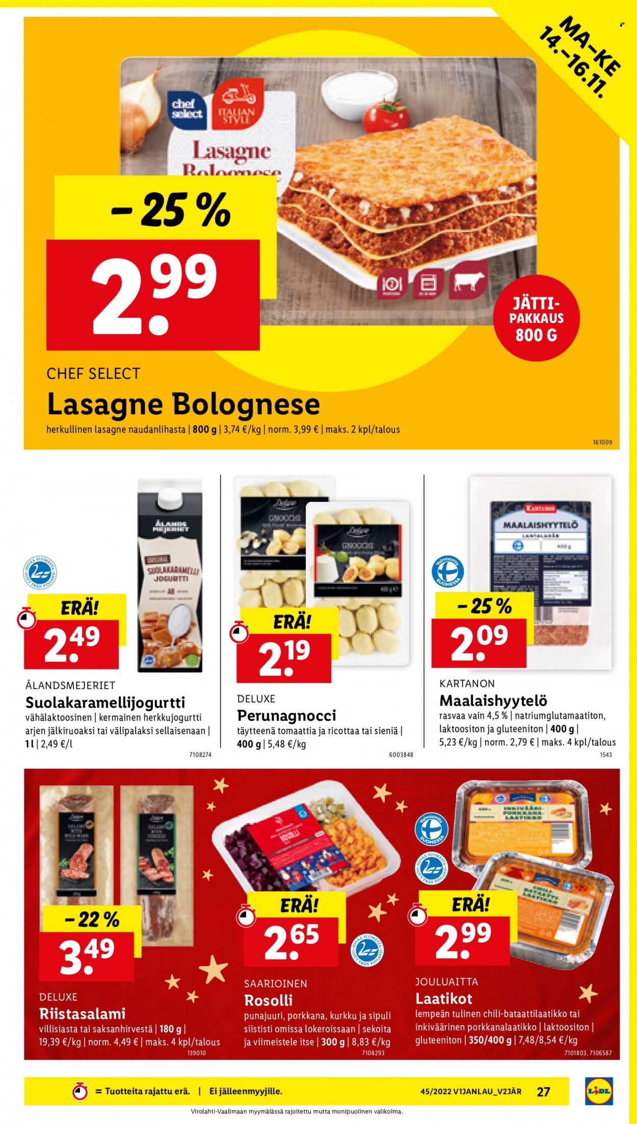 Lidl tarjoukset - 10.11.2022 - 16.11.2022. Sivu 27