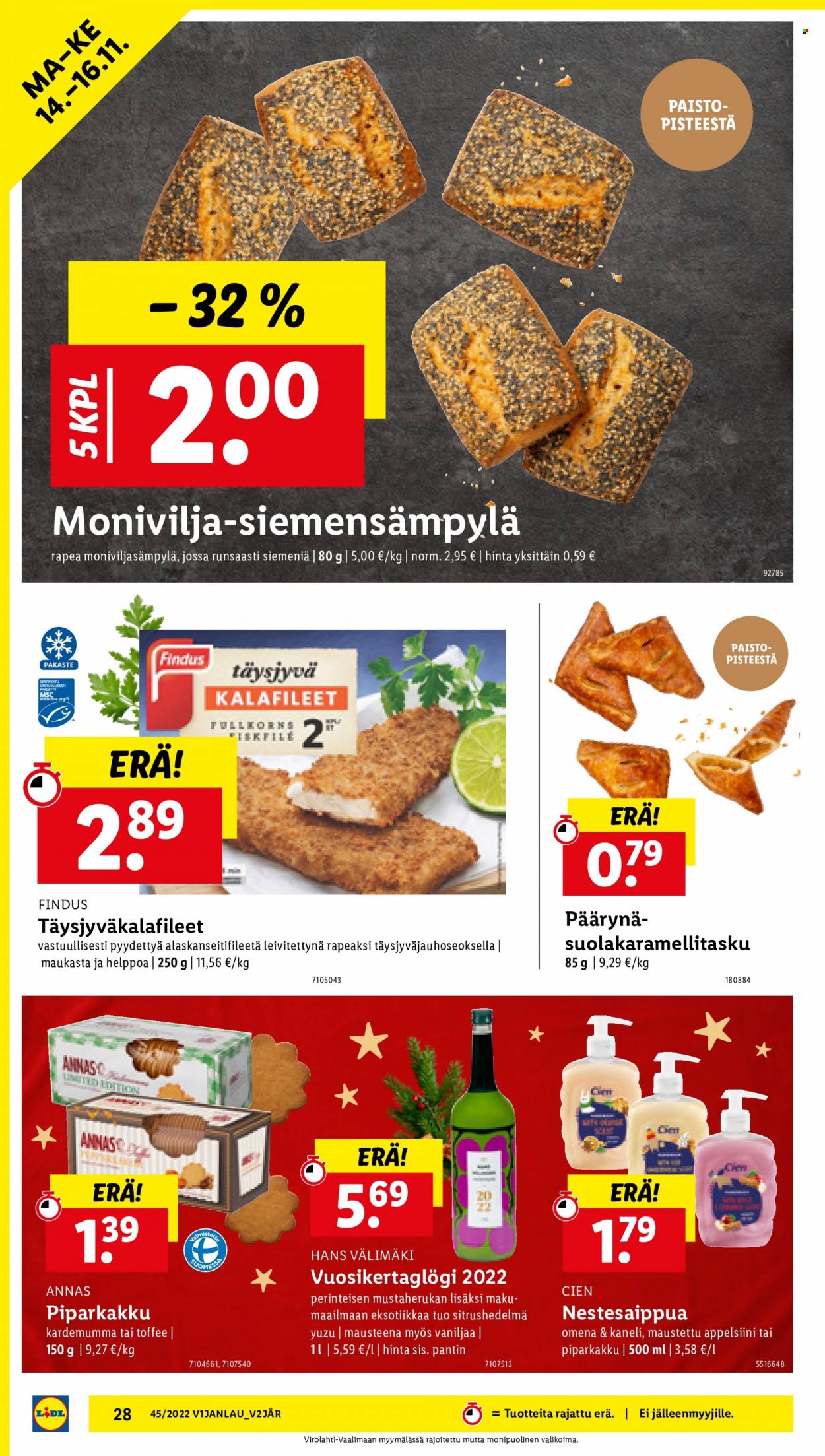 Lidl tarjoukset - 10.11.2022 - 16.11.2022. Sivu 28