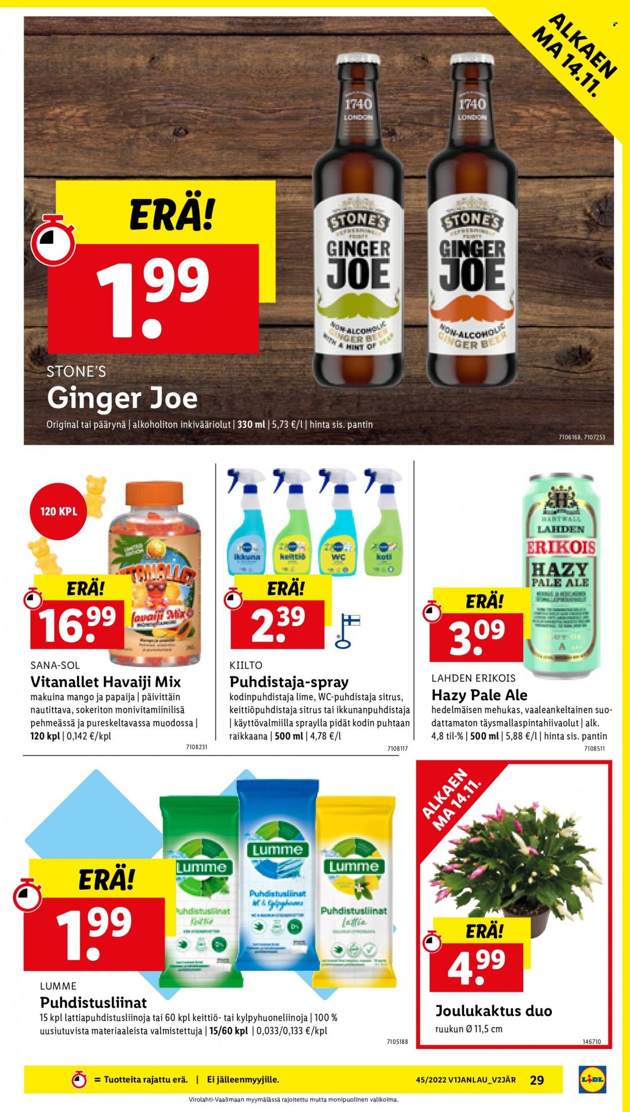 Lidl tarjoukset - 10.11.2022 - 16.11.2022. Sivu 29