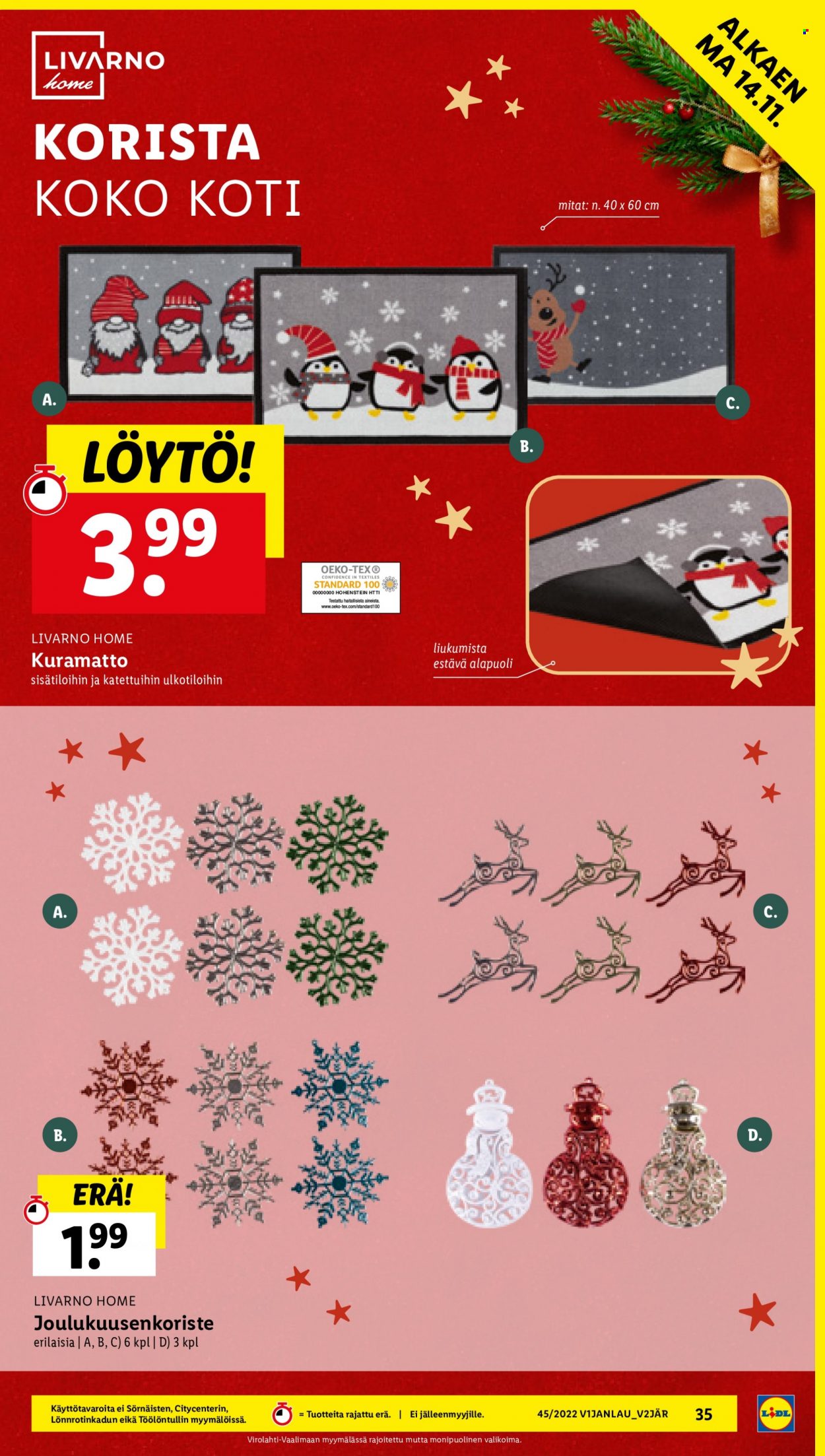 Lidl tarjoukset - 10.11.2022 - 16.11.2022. Sivu 35