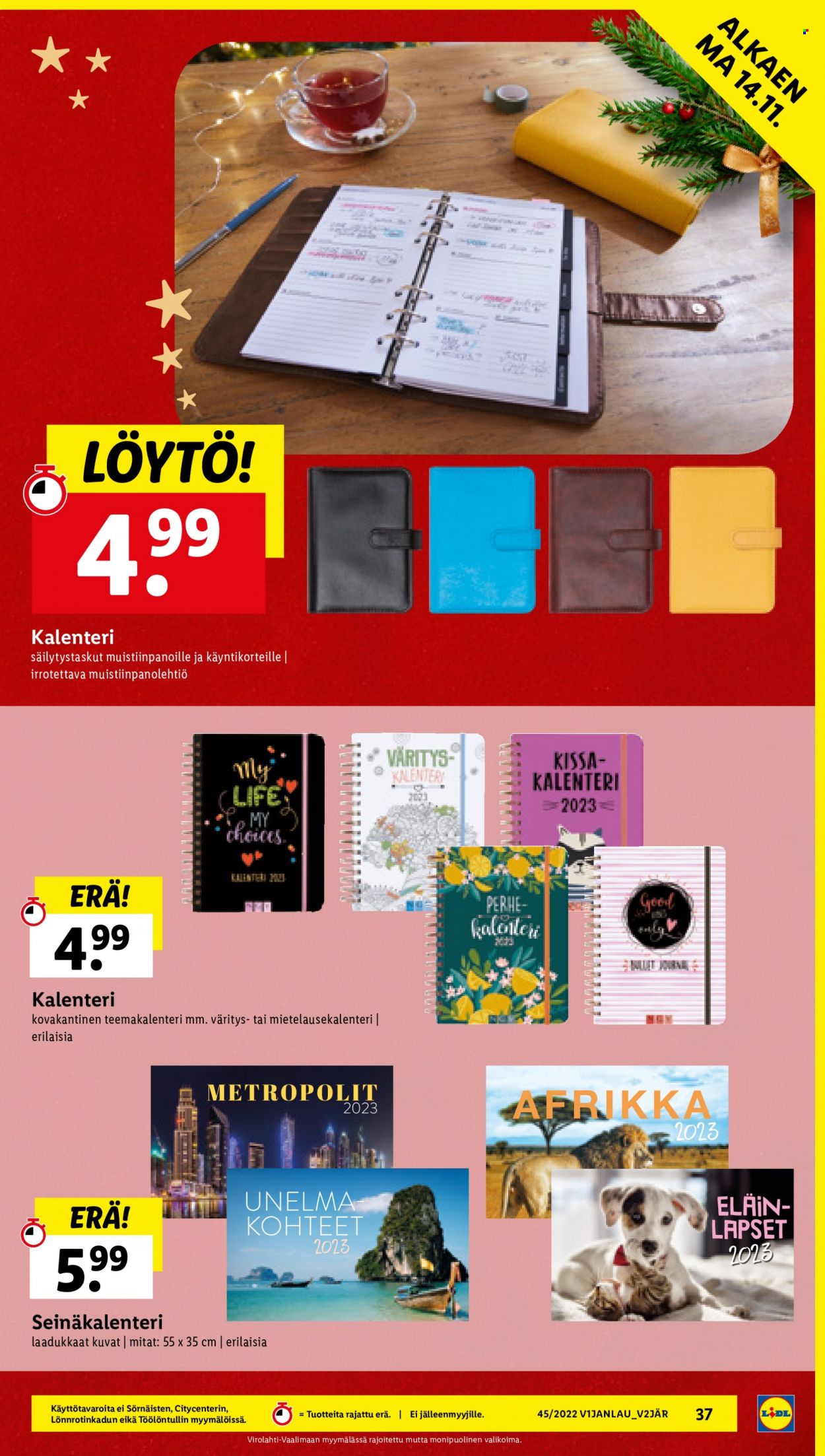 Lidl tarjoukset - 10.11.2022 - 16.11.2022. Sivu 37