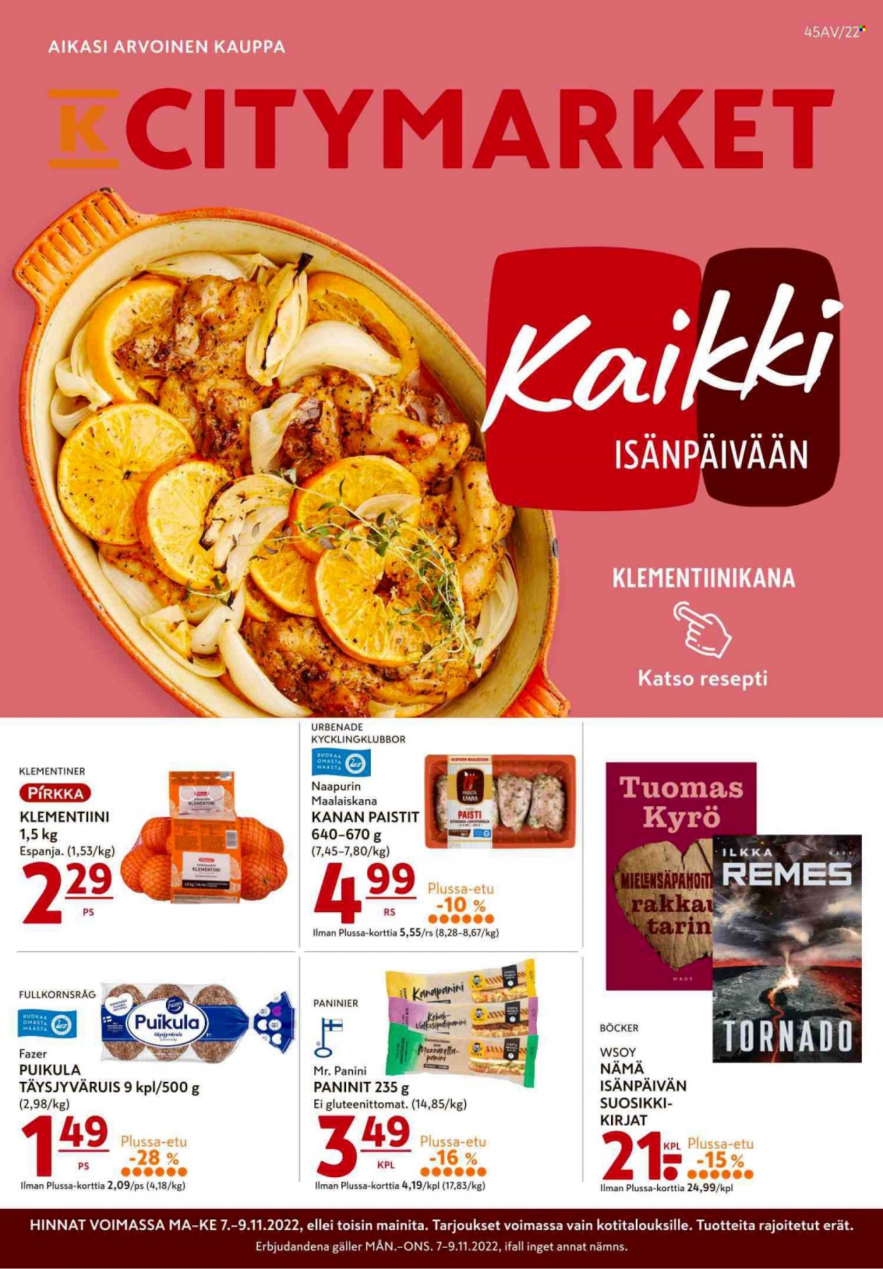 K-citymarket tarjoukset - 07.11.2022 - 09.11.2022. Sivu 1