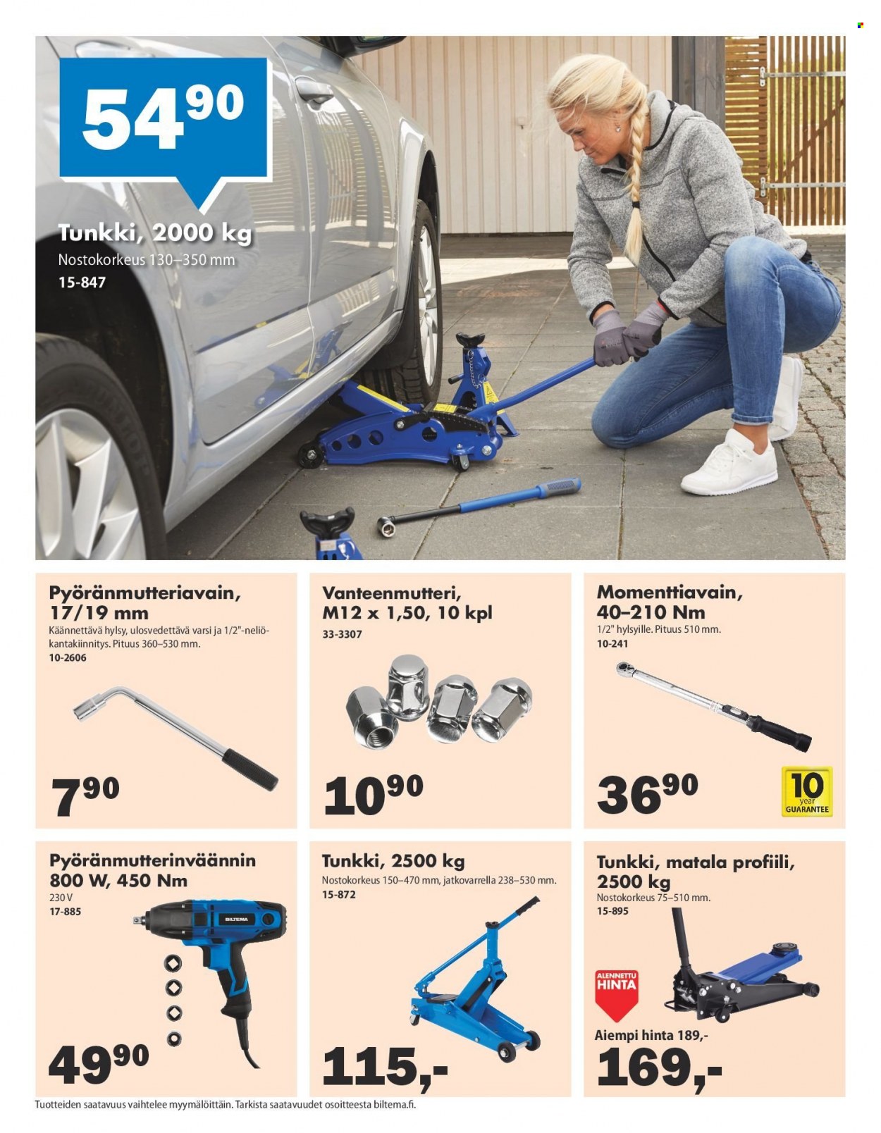 Biltema tarjoukset. Sivu 7
