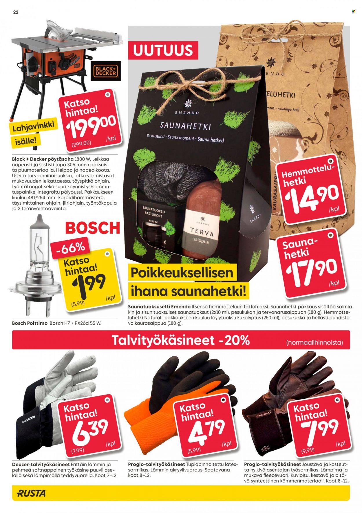 Rusta tarjoukset - 09.11.2022 - 13.11.2022. Sivu 22