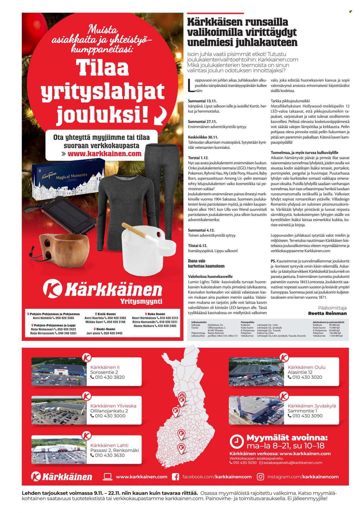 Kärkkäinen tarjoukset - 09.11.2022 - 22.11.2022. Sivu 2