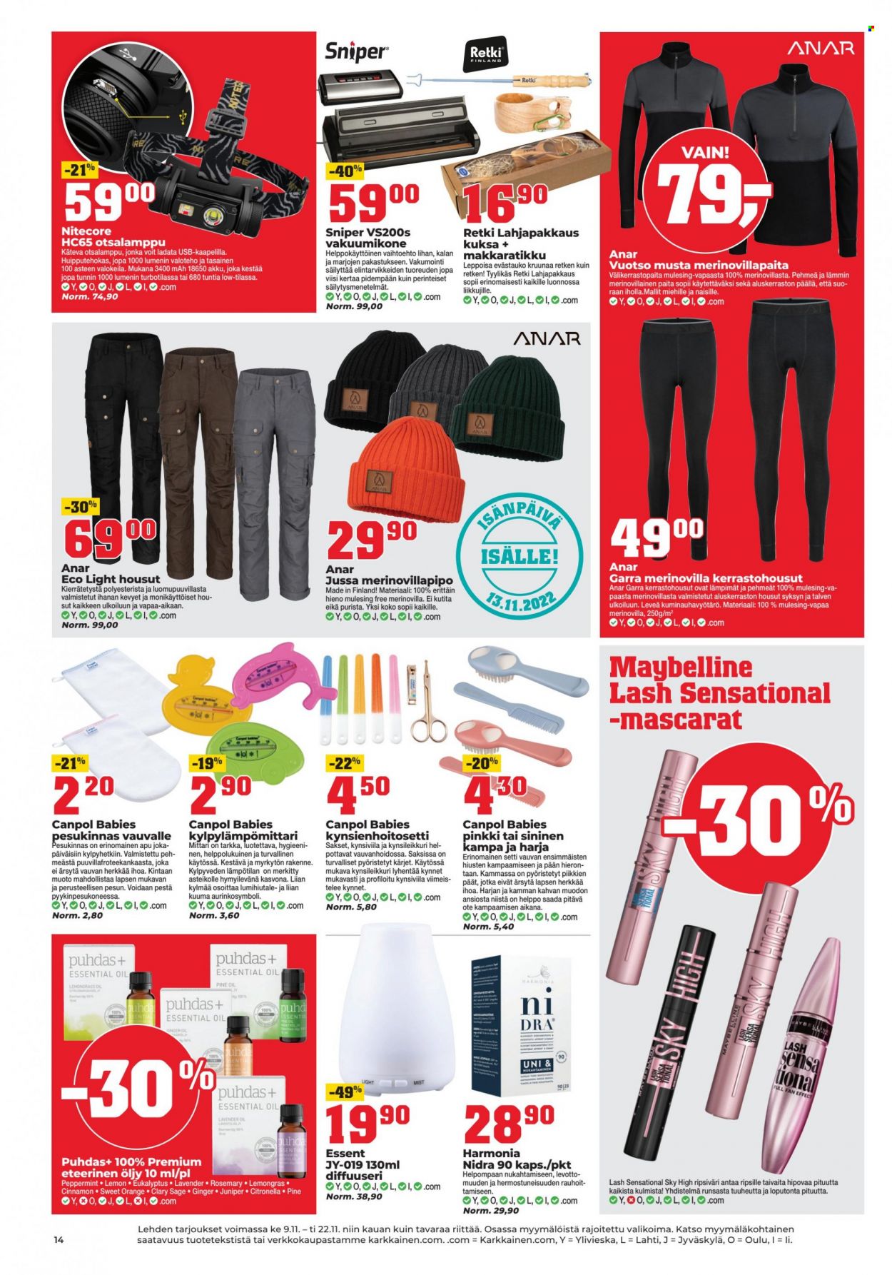 Kärkkäinen tarjoukset - 09.11.2022 - 22.11.2022. Sivu 10
