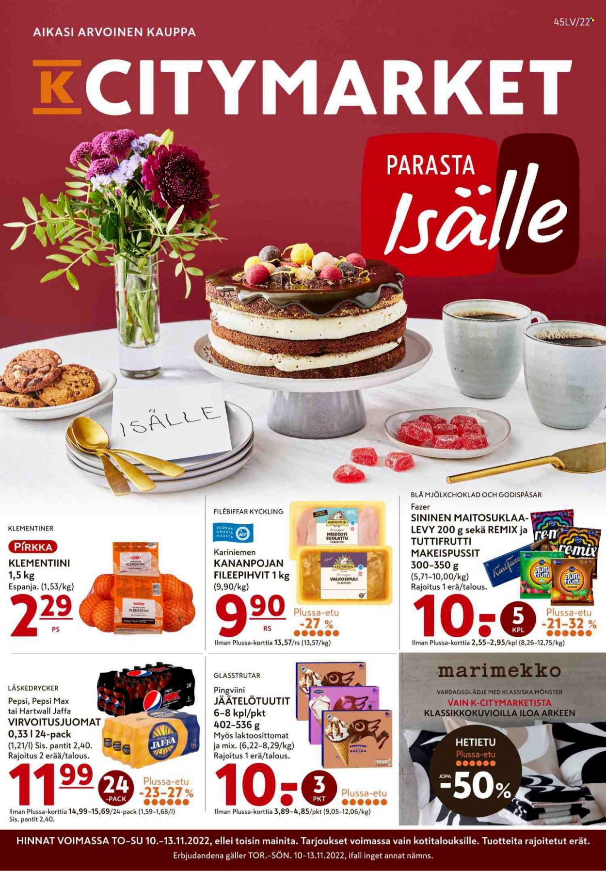 K-citymarket tarjoukset - 10.11.2022 - 13.11.2022. Sivu 1
