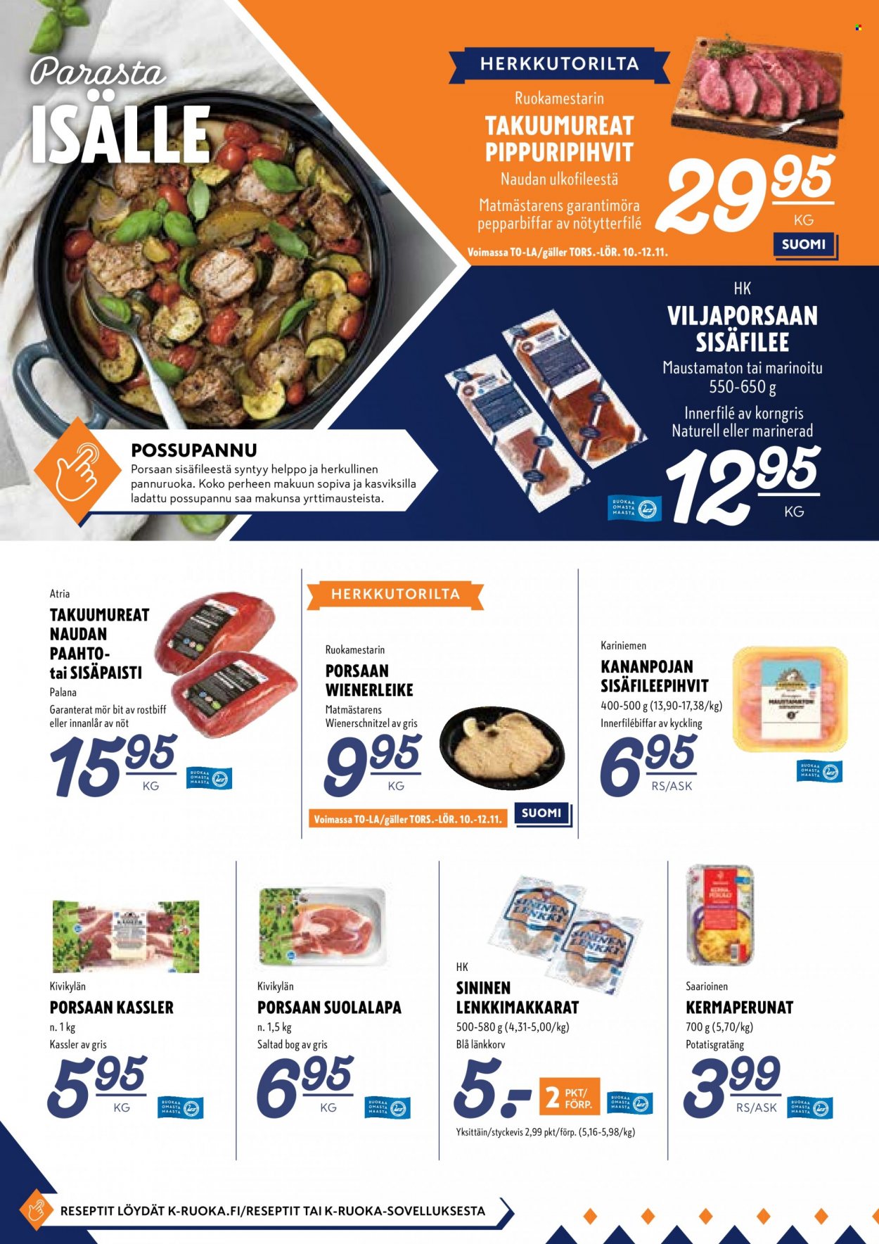 K-Supermarket tarjoukset - 10.11.2022 - 13.11.2022. Sivu 4
