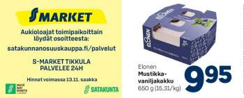 S-market tarjoukset  - 11.11.2022 - 13.11.2022.