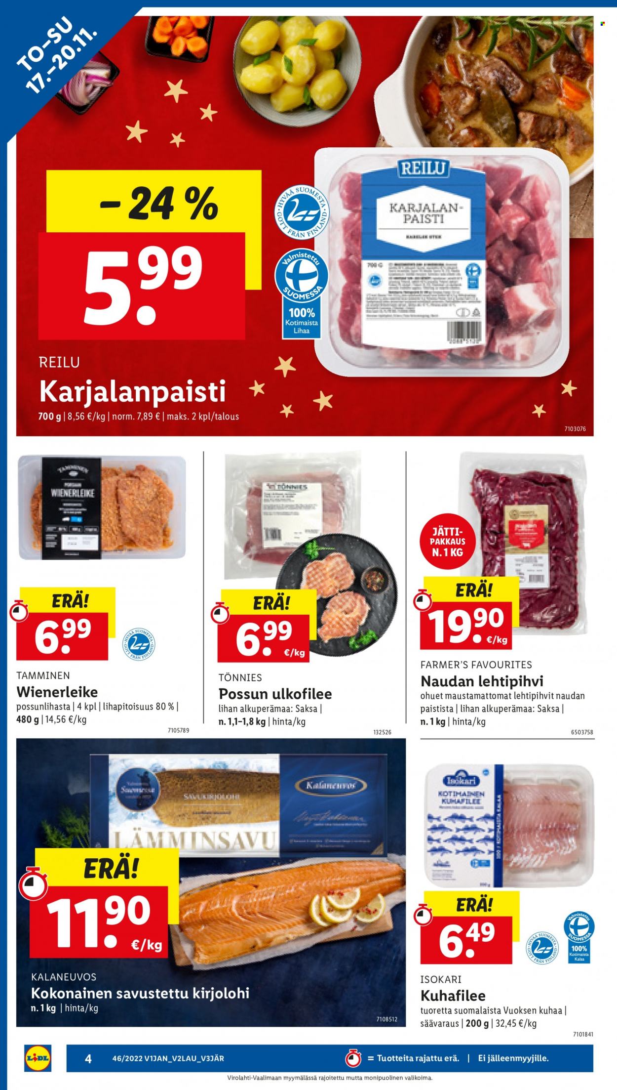 Lidl tarjoukset - 17.11.2022 - 23.11.2022. Sivu 4