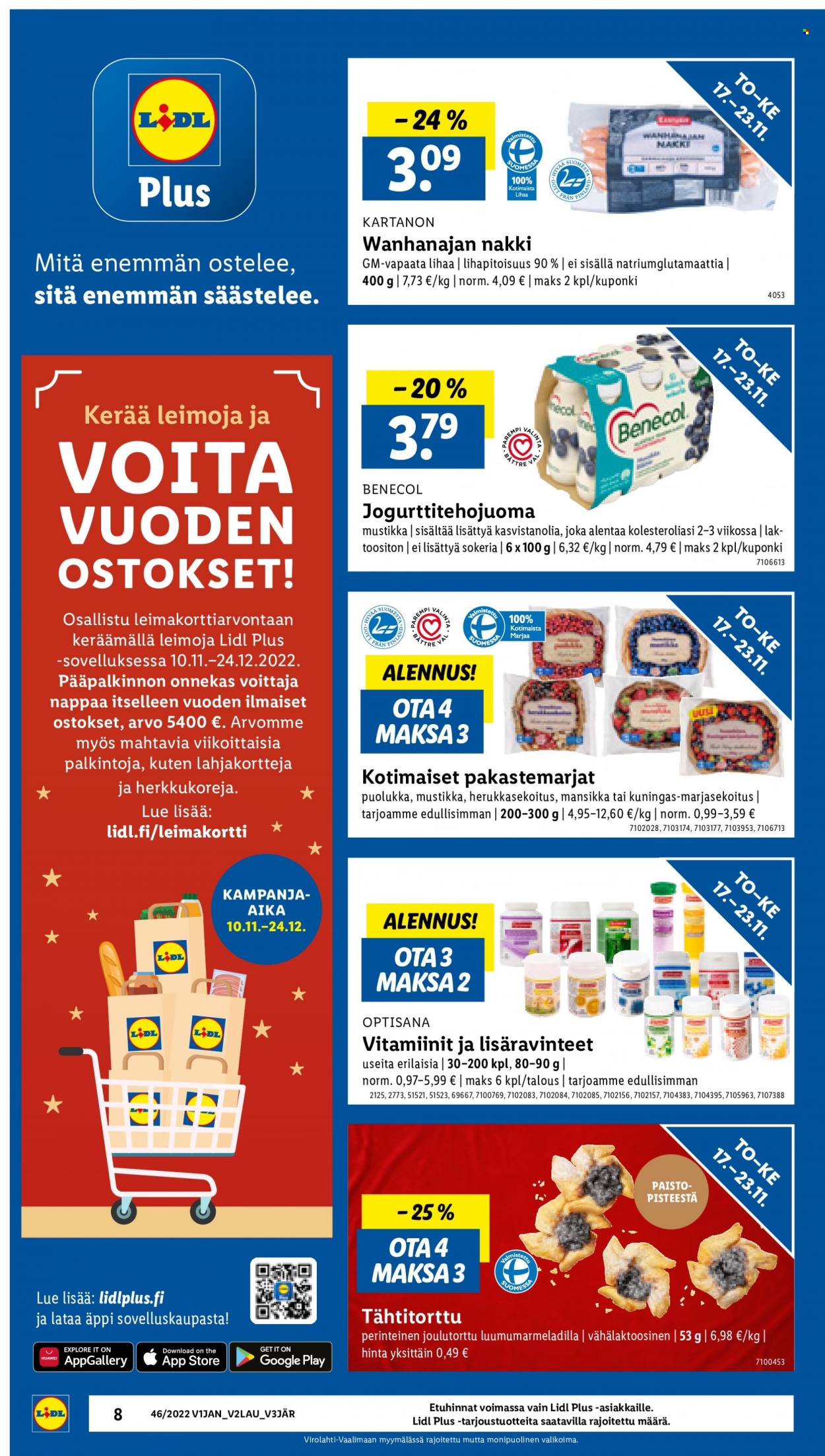 Lidl tarjoukset - 17.11.2022 - 23.11.2022. Sivu 8
