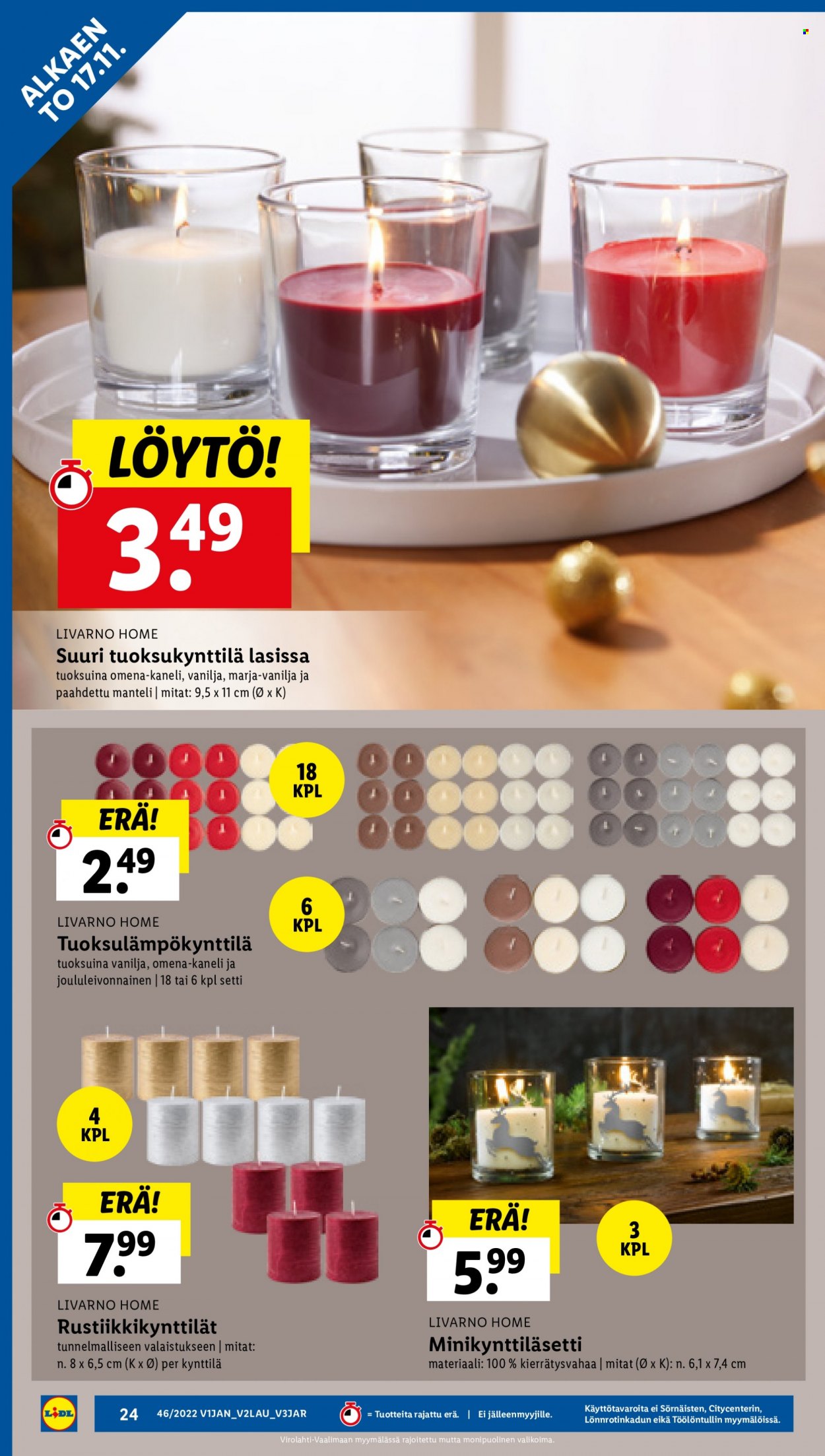 Lidl tarjoukset - 17.11.2022 - 23.11.2022. Sivu 24