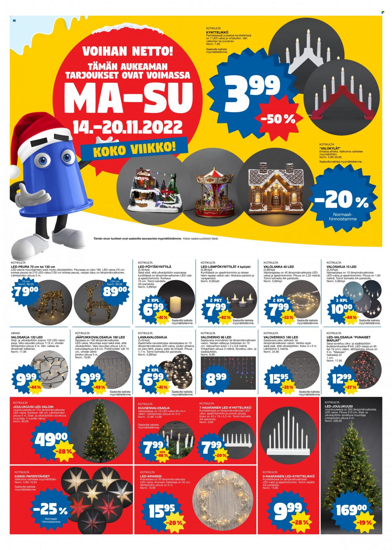 Tokmanni tarjoukset - 14.11.2022 - 20.11.2022. Sivu 10