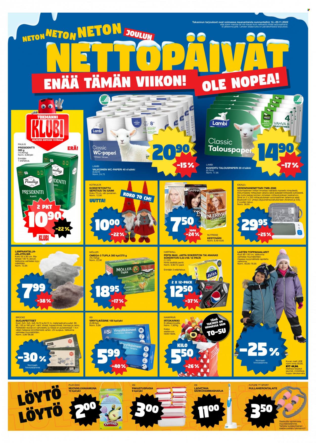 Tokmanni tarjoukset - 14.11.2022 - 20.11.2022. Sivu 16
