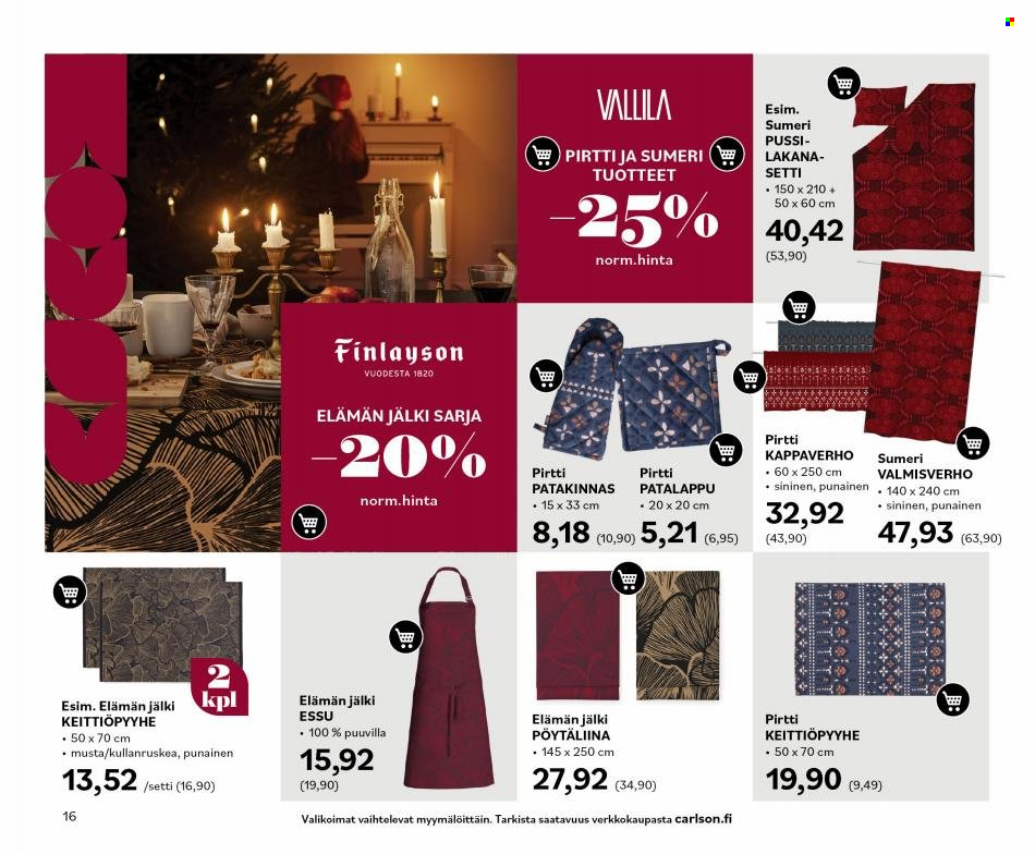 Carlson tarjoukset - 09.11.2022 - 06.12.2022. Sivu 16