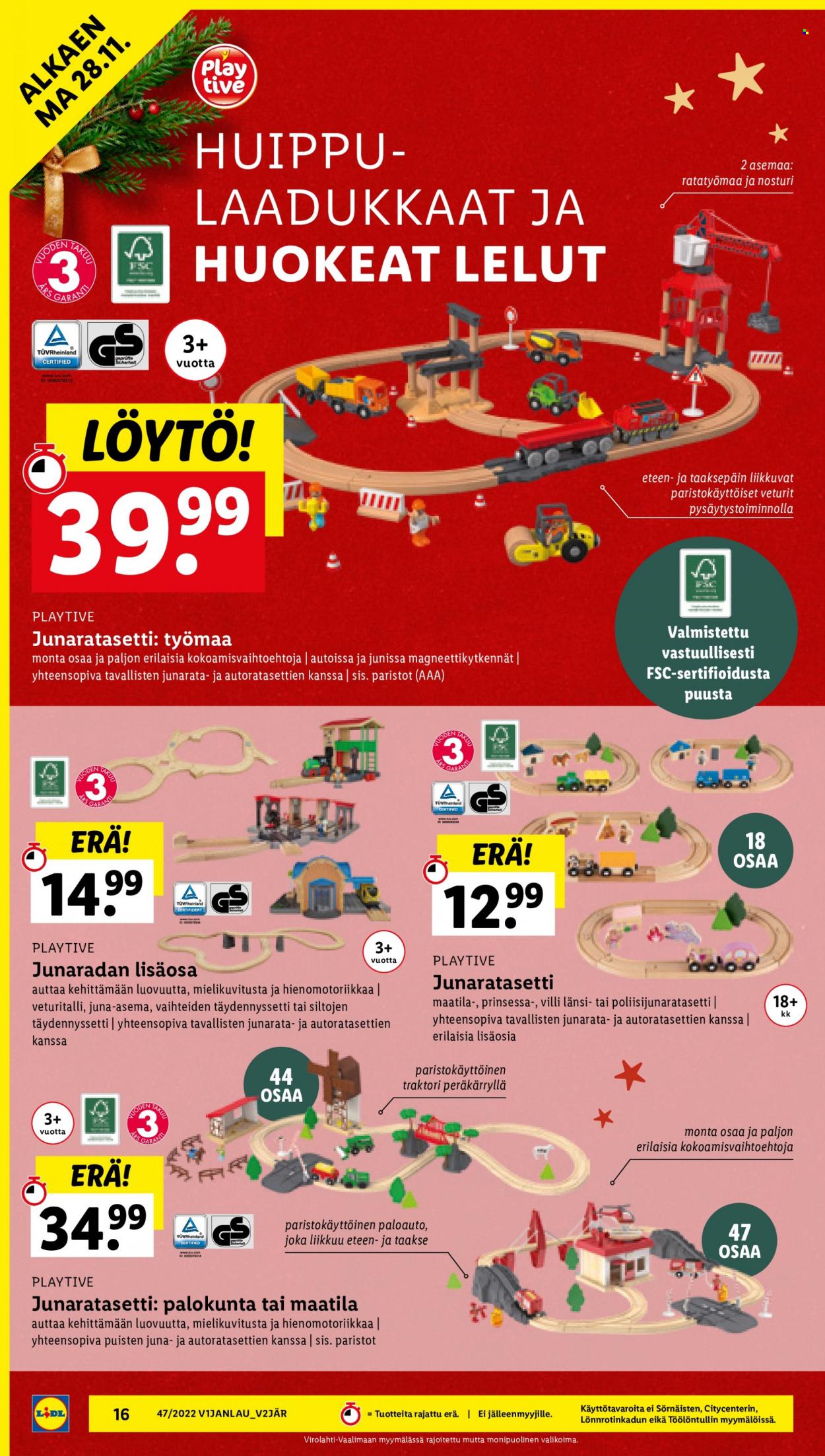 Lidl tarjoukset - 21.11.2022 - 30.11.2022. Sivu 16
