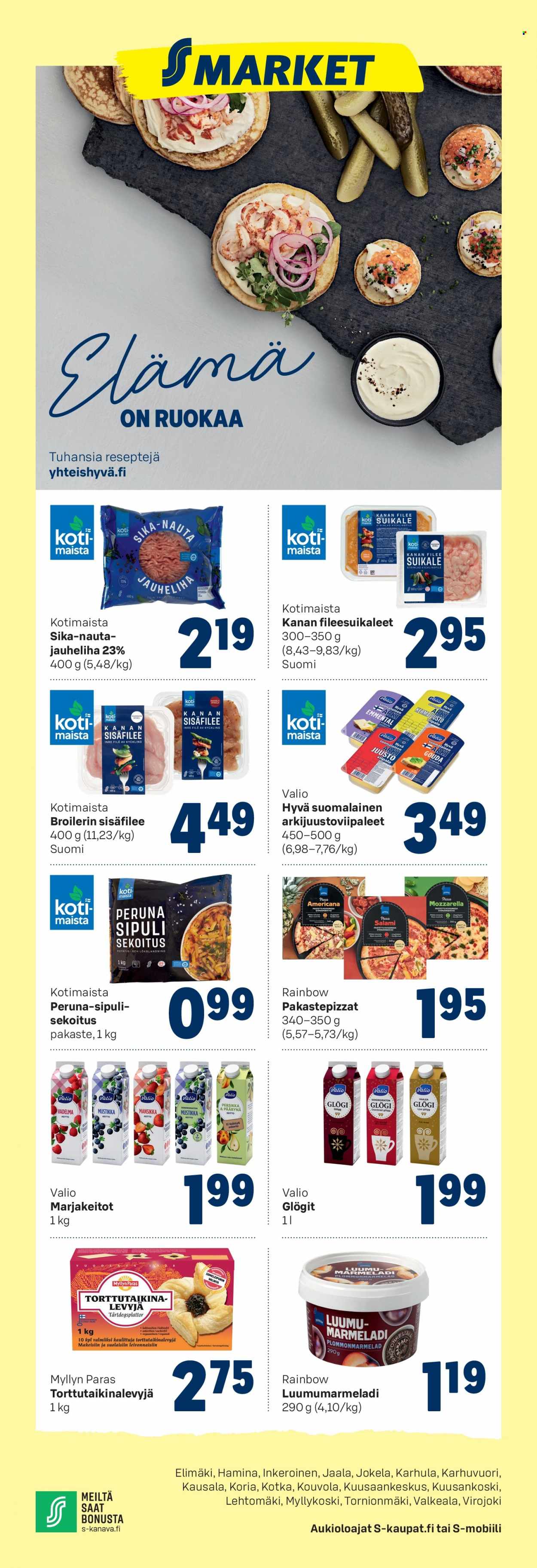 S-market tarjoukset - 16.11.2022 - 20.11.2022. Sivu 1