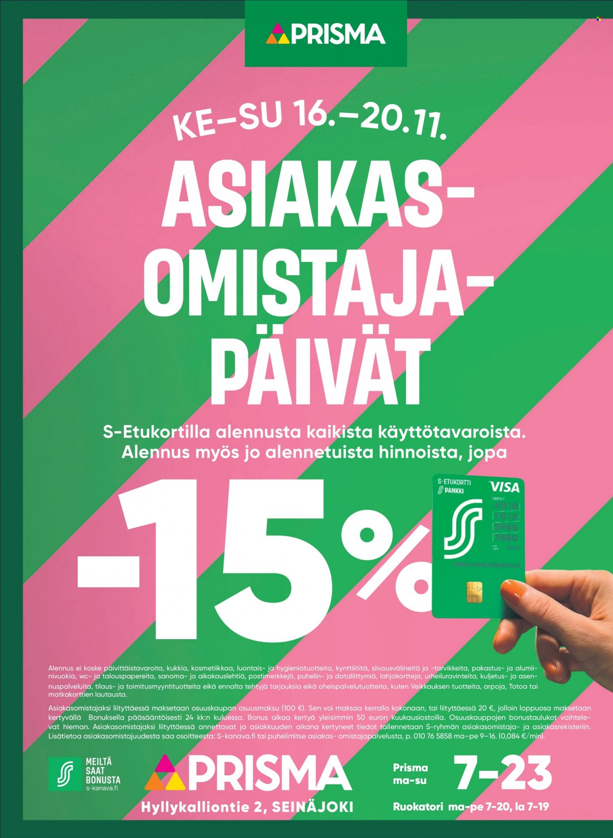 Prisma tarjoukset - 16.11.2022 - 20.11.2022. Sivu 1