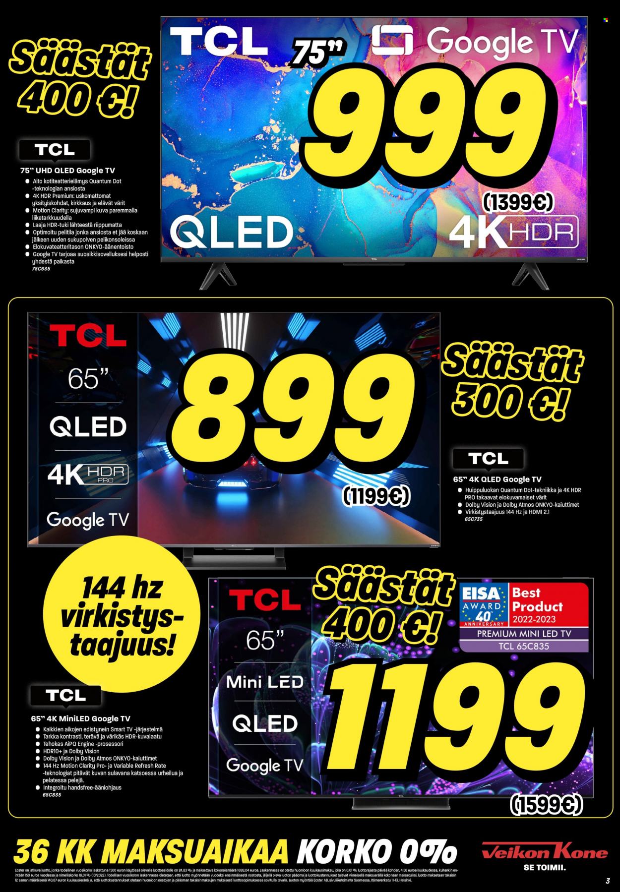 Veikon Kone tarjoukset - 16.11.2022 - 22.11.2022. Sivu 3
