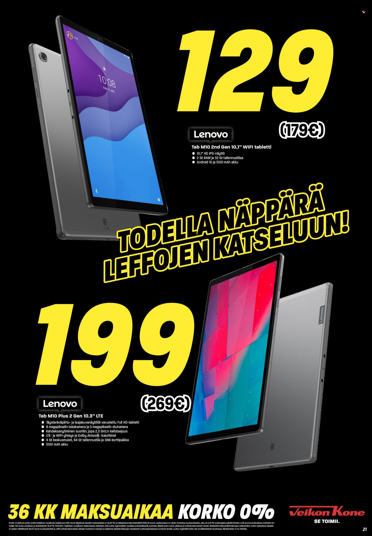 Veikon Kone tarjoukset - 16.11.2022 - 22.11.2022. Sivu 21