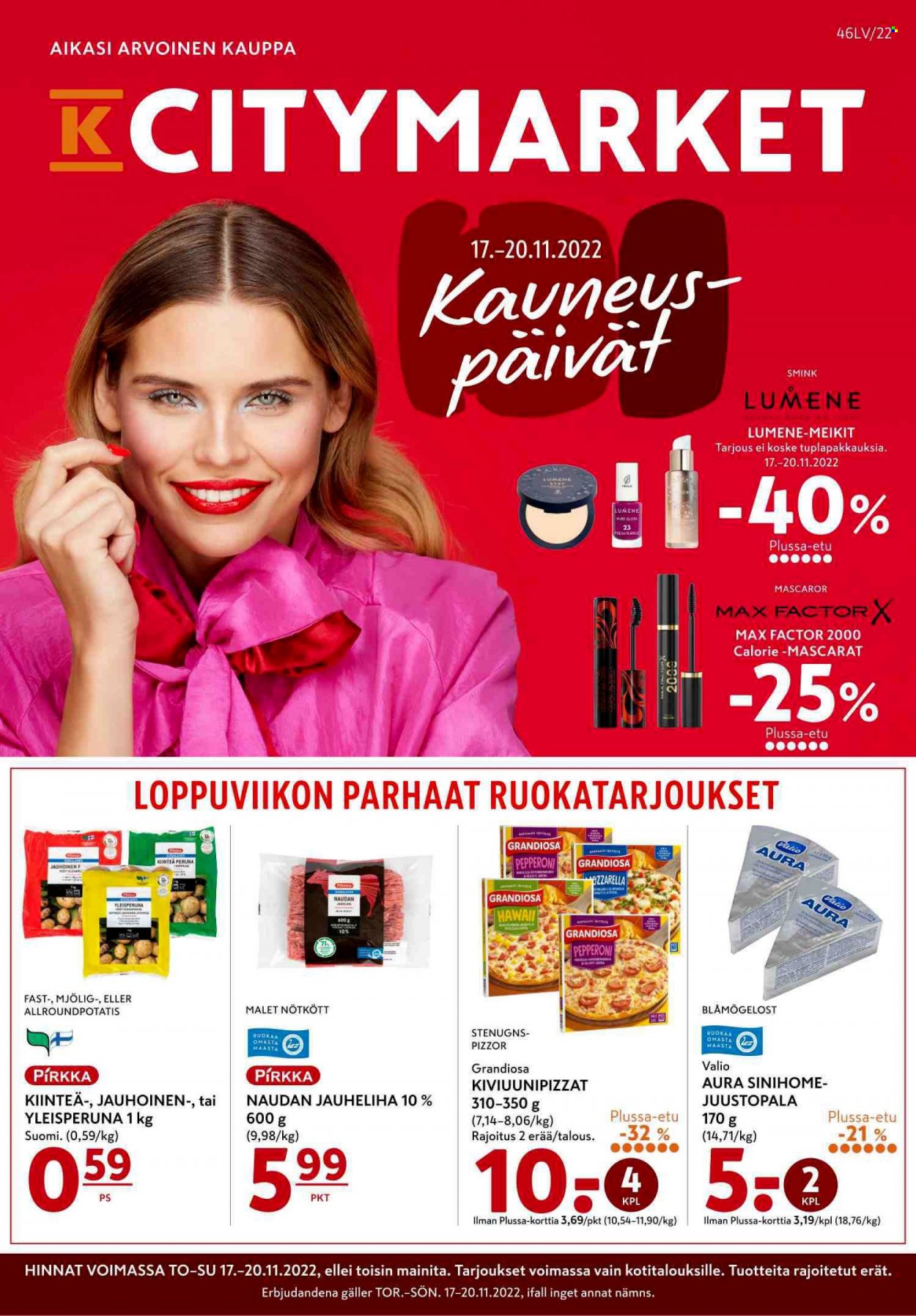 K-citymarket tarjoukset - 17.11.2022 - 27.11.2022. Sivu 1
