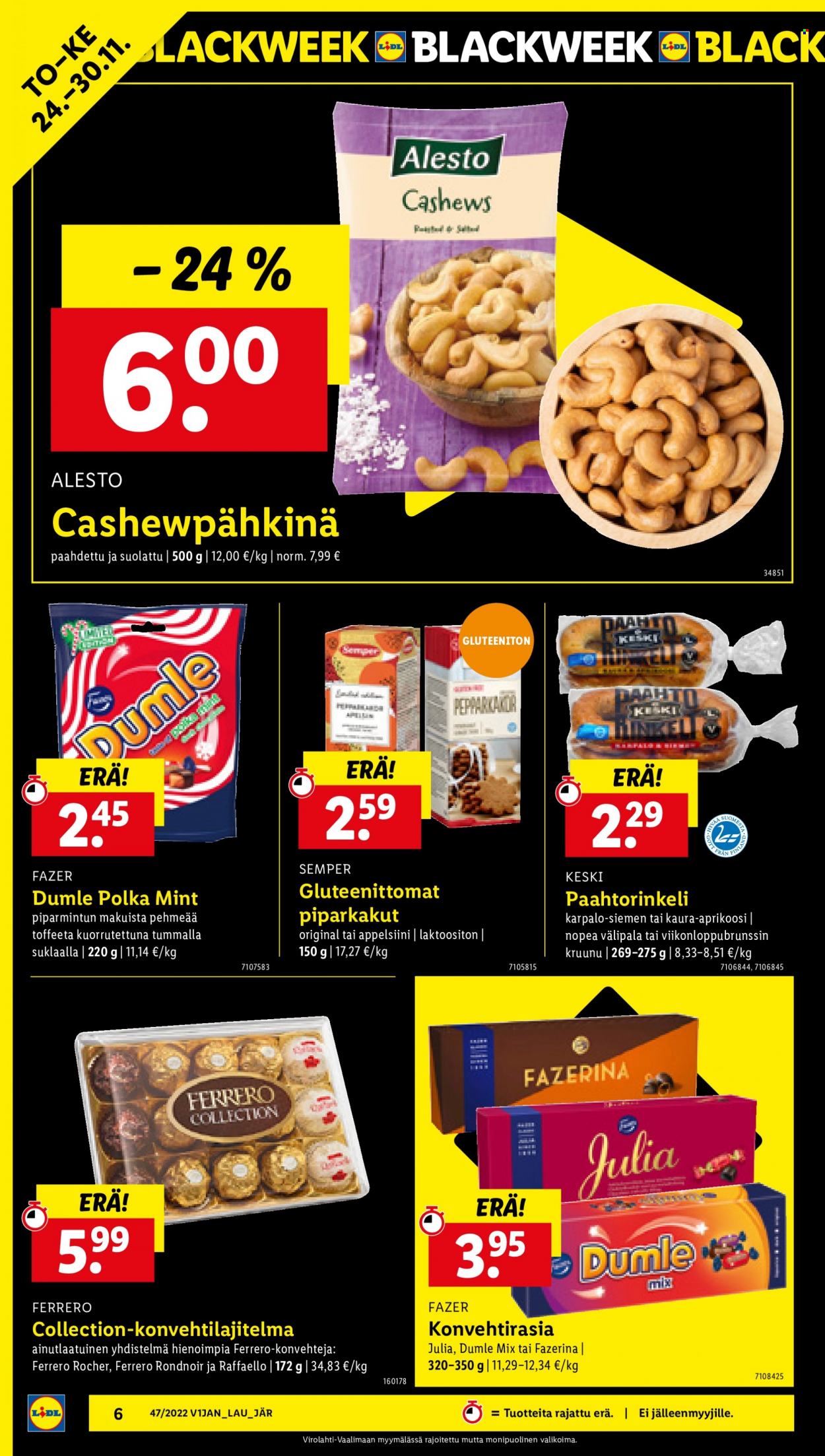 Lidl tarjoukset - 24.11.2022 - 30.11.2022. Sivu 6