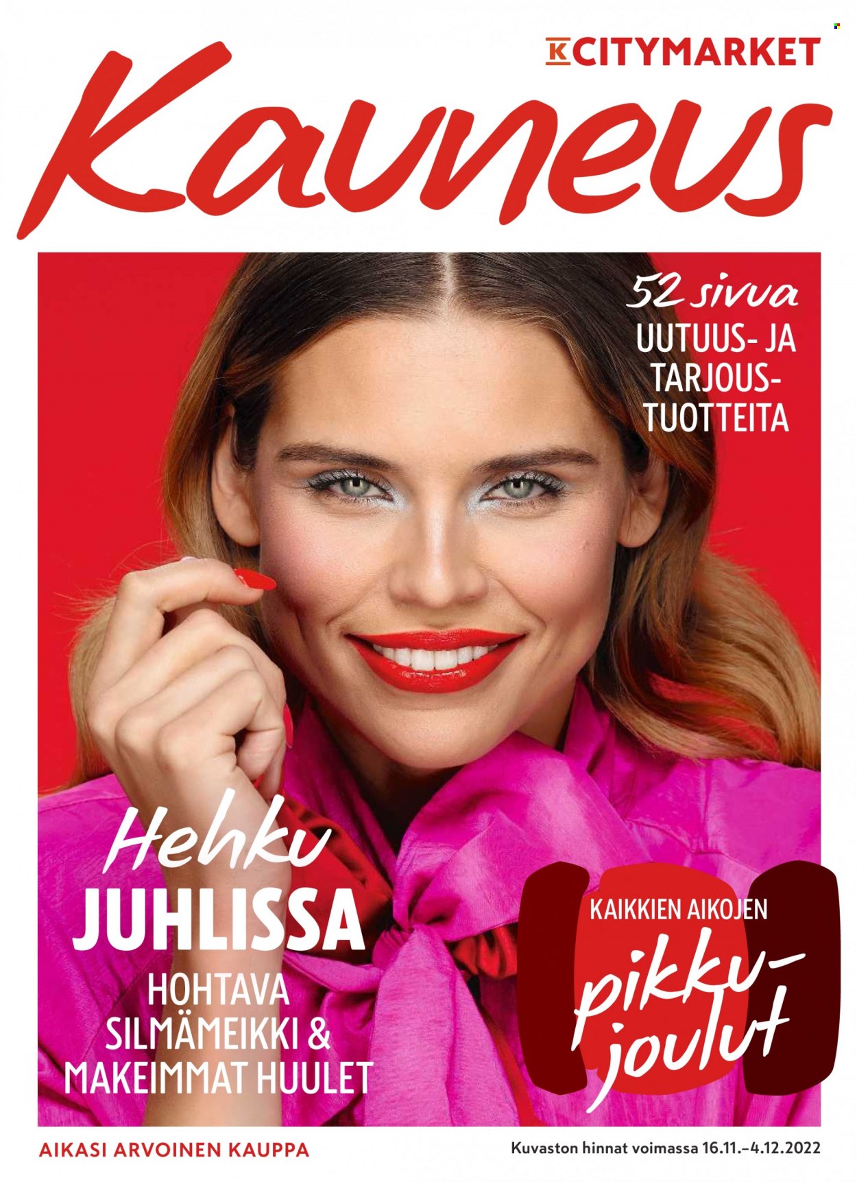 K-citymarket tarjoukset - 16.11.2022 - 04.12.2022. Sivu 1