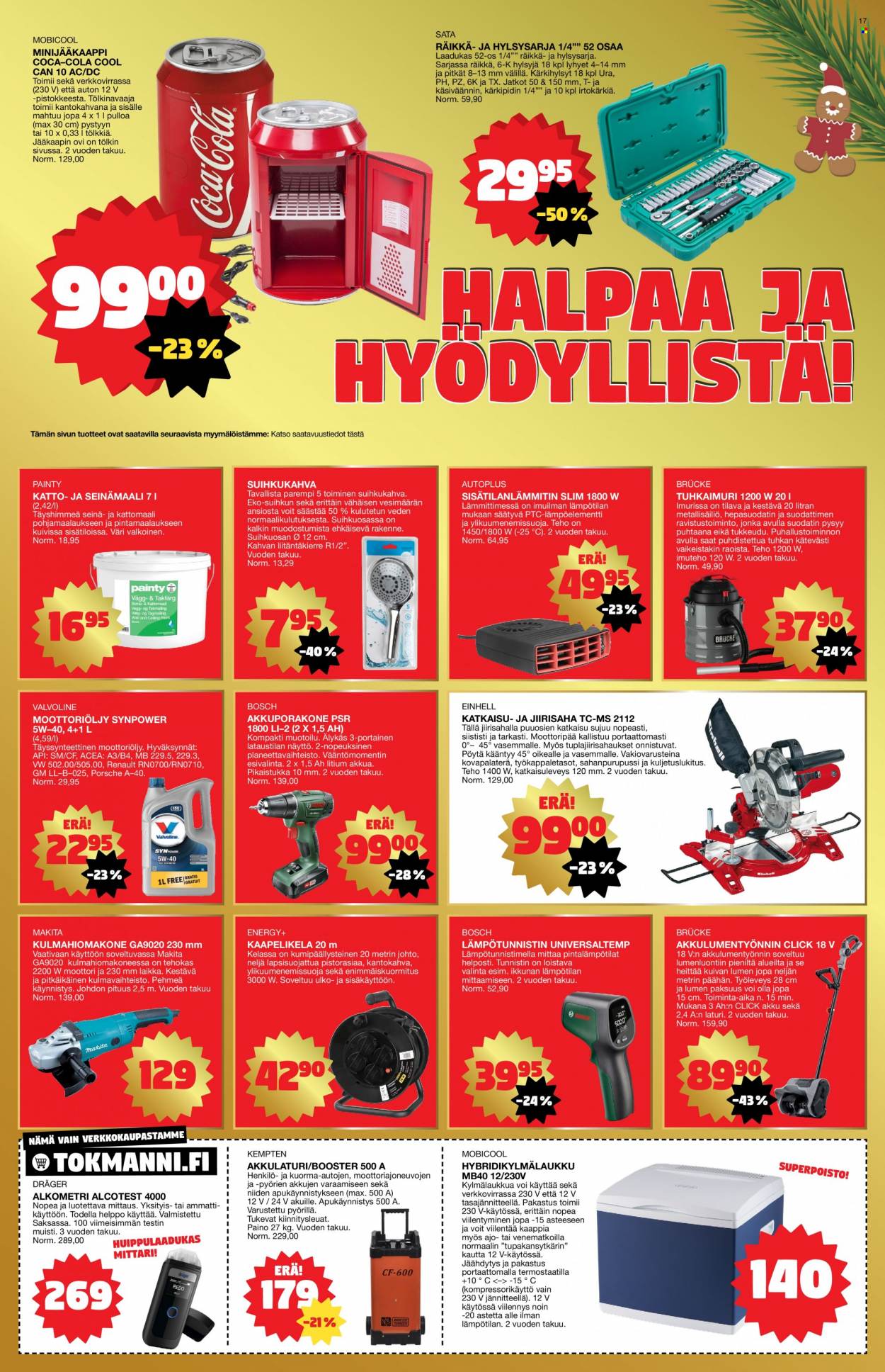 Tokmanni tarjoukset - 21.11.2022 - 27.11.2022. Sivu 17