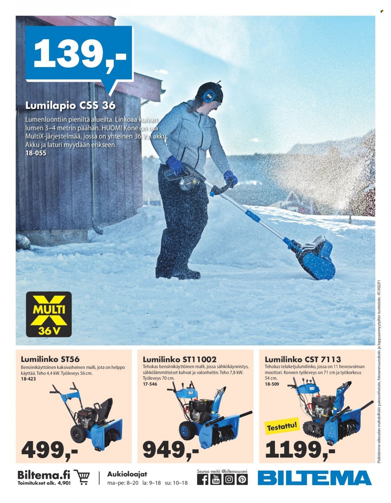 Biltema tarjoukset. Sivu 8