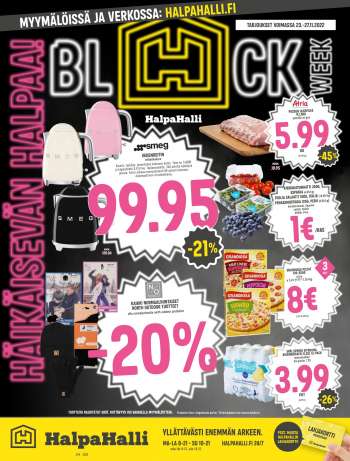 HALPAHALLI tarjoukset