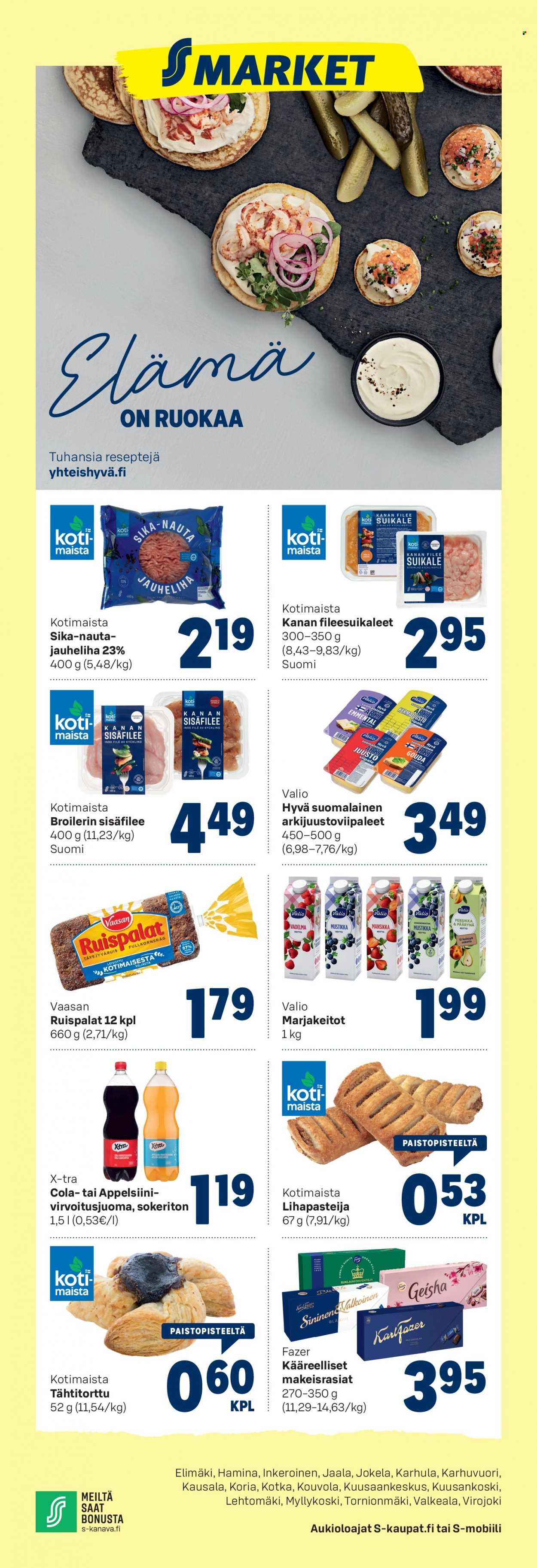 S-market tarjoukset - 23.11.2022 - 27.11.2022. Sivu 1