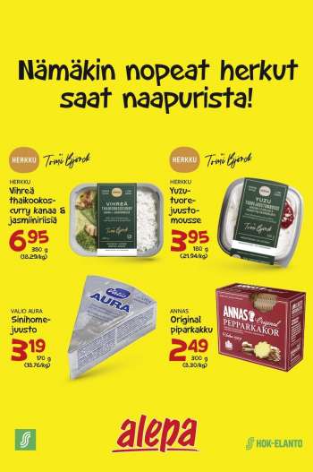 Alepa tarjoukset  - 23.11.2022 - 29.11.2022.