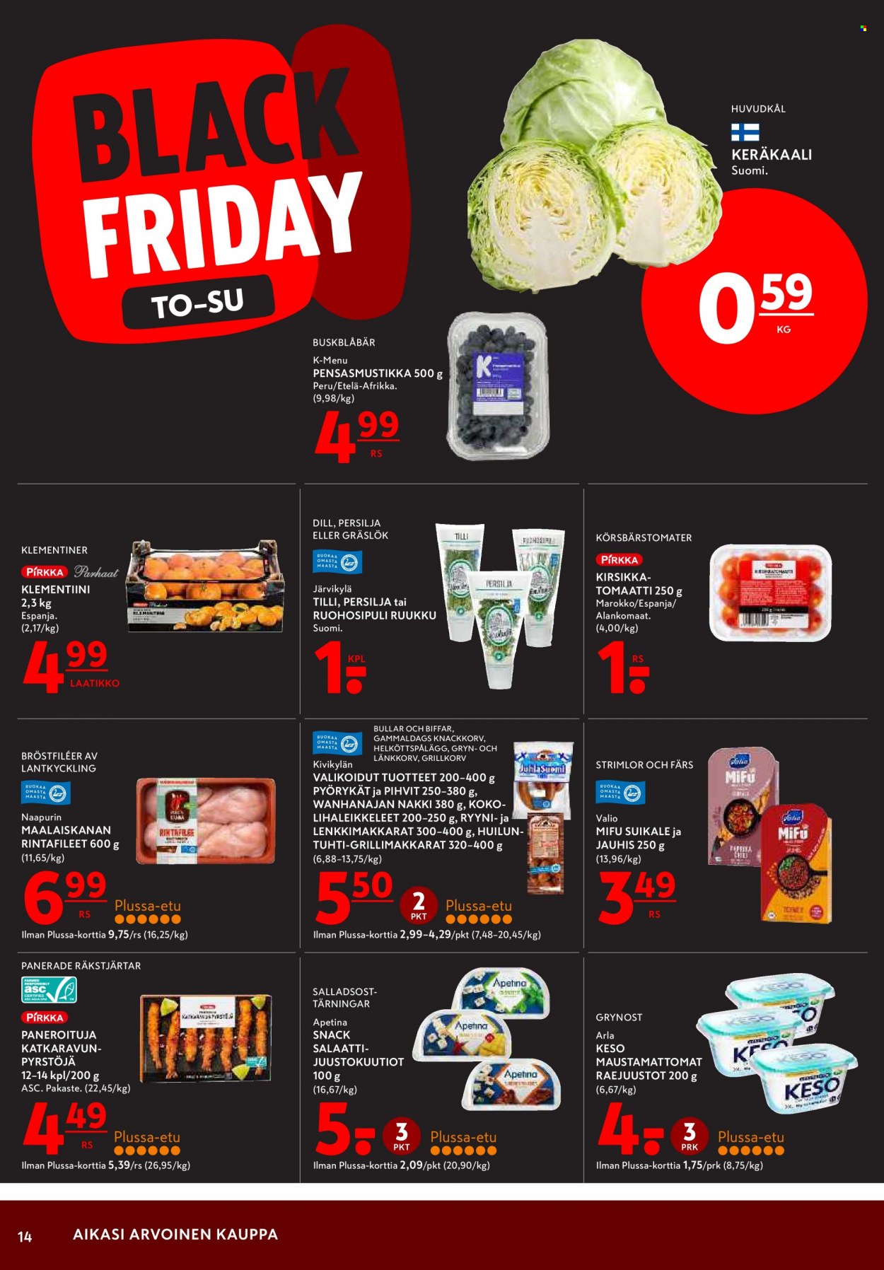 K-citymarket tarjoukset - 24.11.2022 - 27.11.2022. Sivu 14