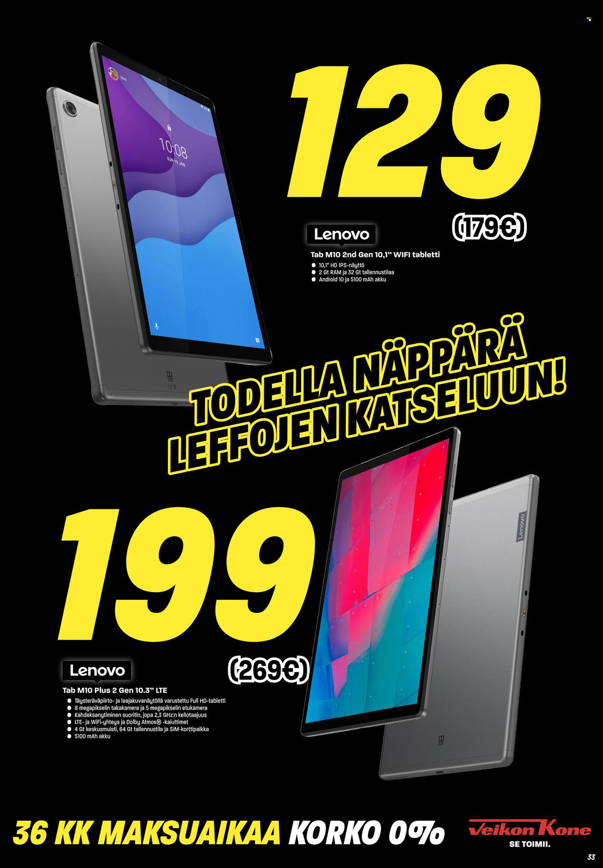 Veikon Kone tarjoukset - 24.11.2022 - 27.11.2022. Sivu 33
