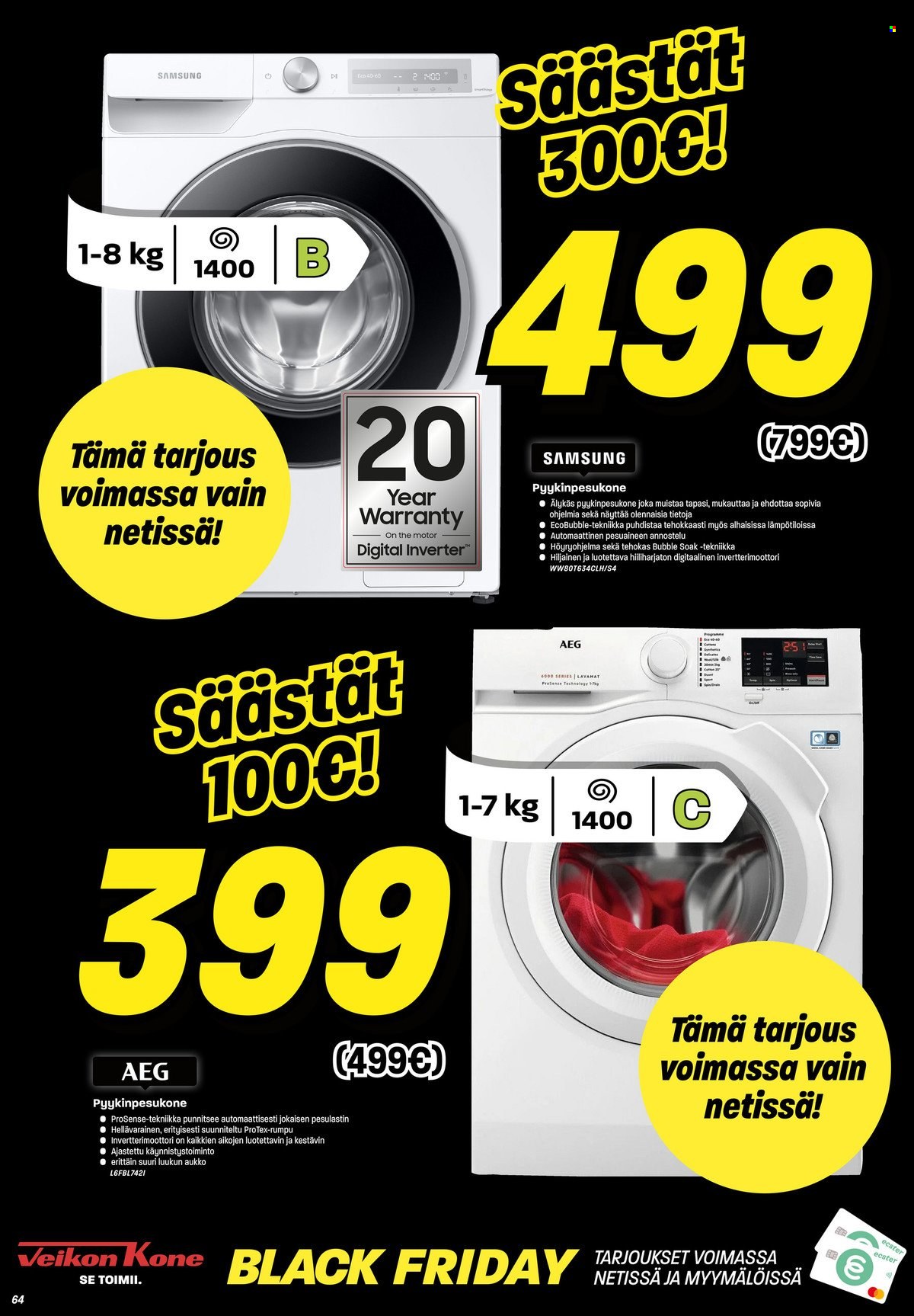 Veikon Kone tarjoukset - 24.11.2022 - 27.11.2022. Sivu 64