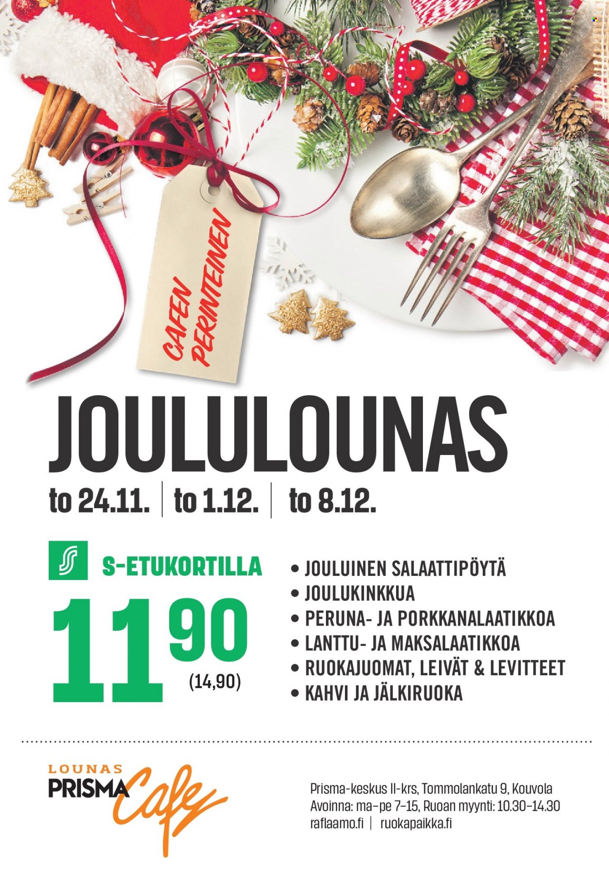 Prisma tarjoukset - 26.11.2022 - 08.12.2022. Sivu 1